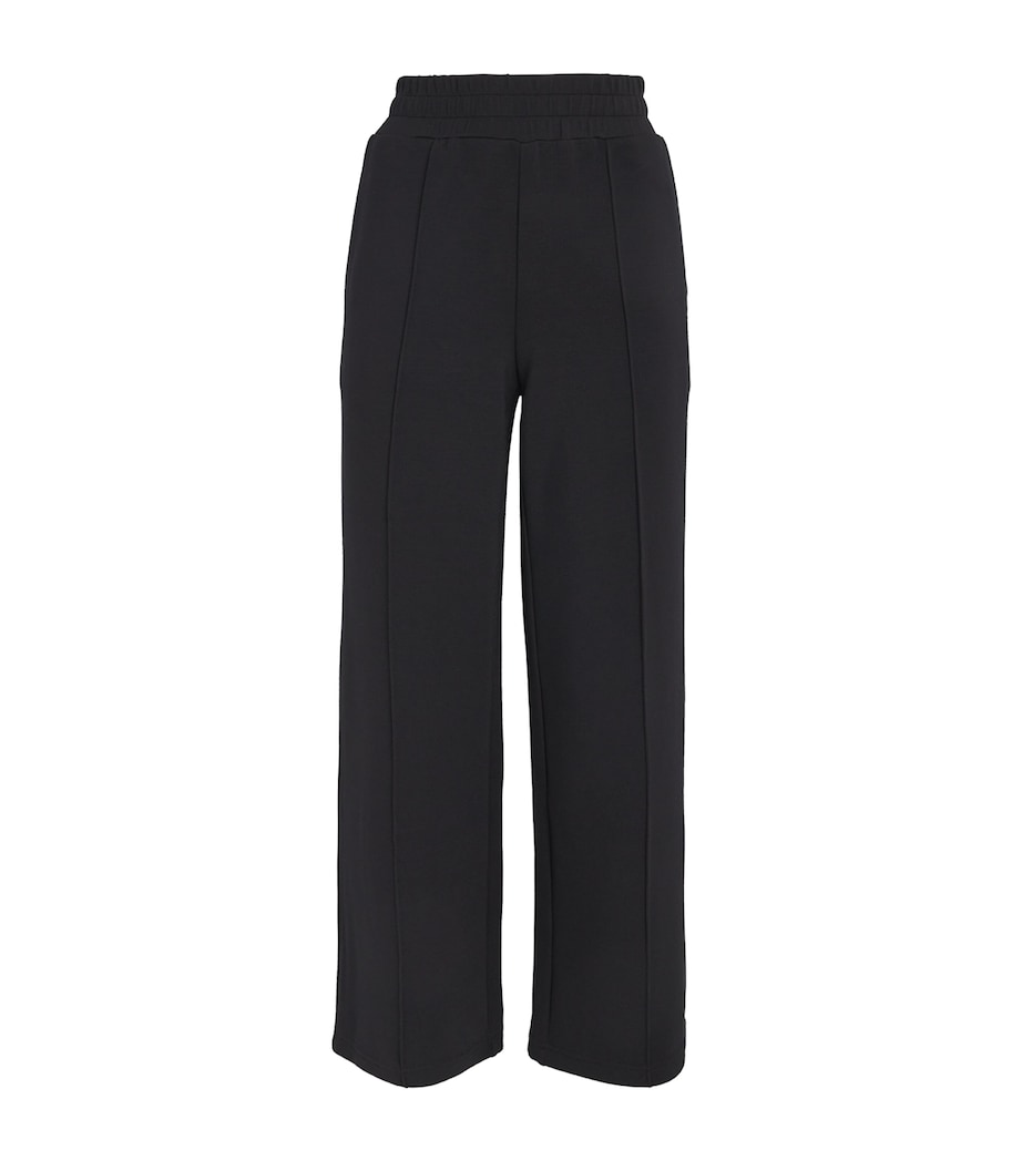 FreeSoft Wide-Leg Sweatpants BLACK Image 1