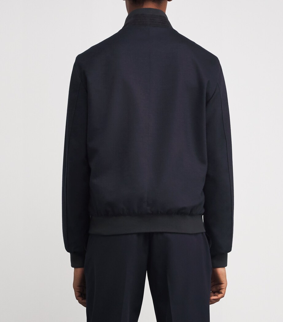 Wool-Cashmere Jacket BLU U0498 Image 4