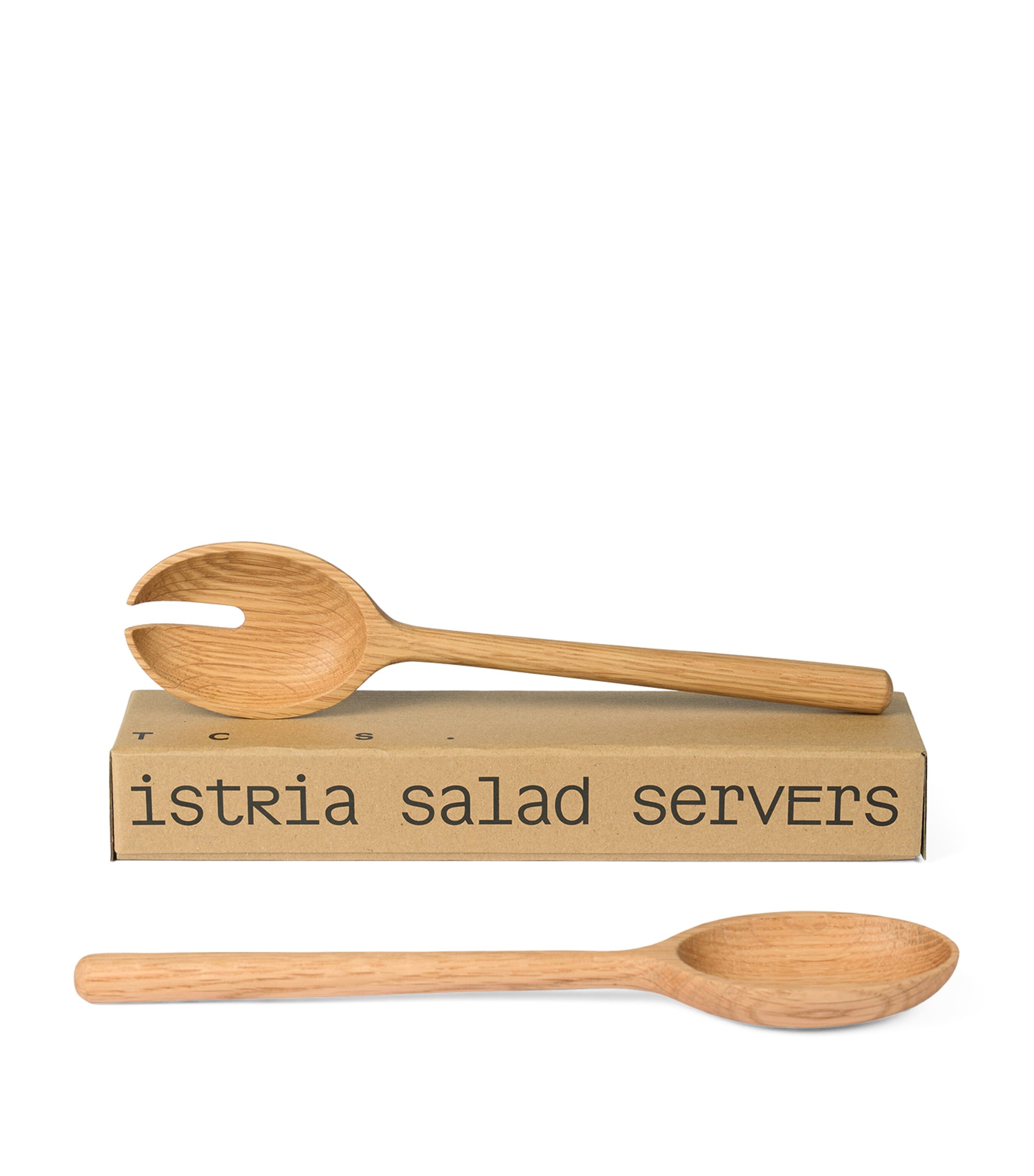 The Conran Shop Set of 2 Oak Istria Salad Servers Oak Image 2