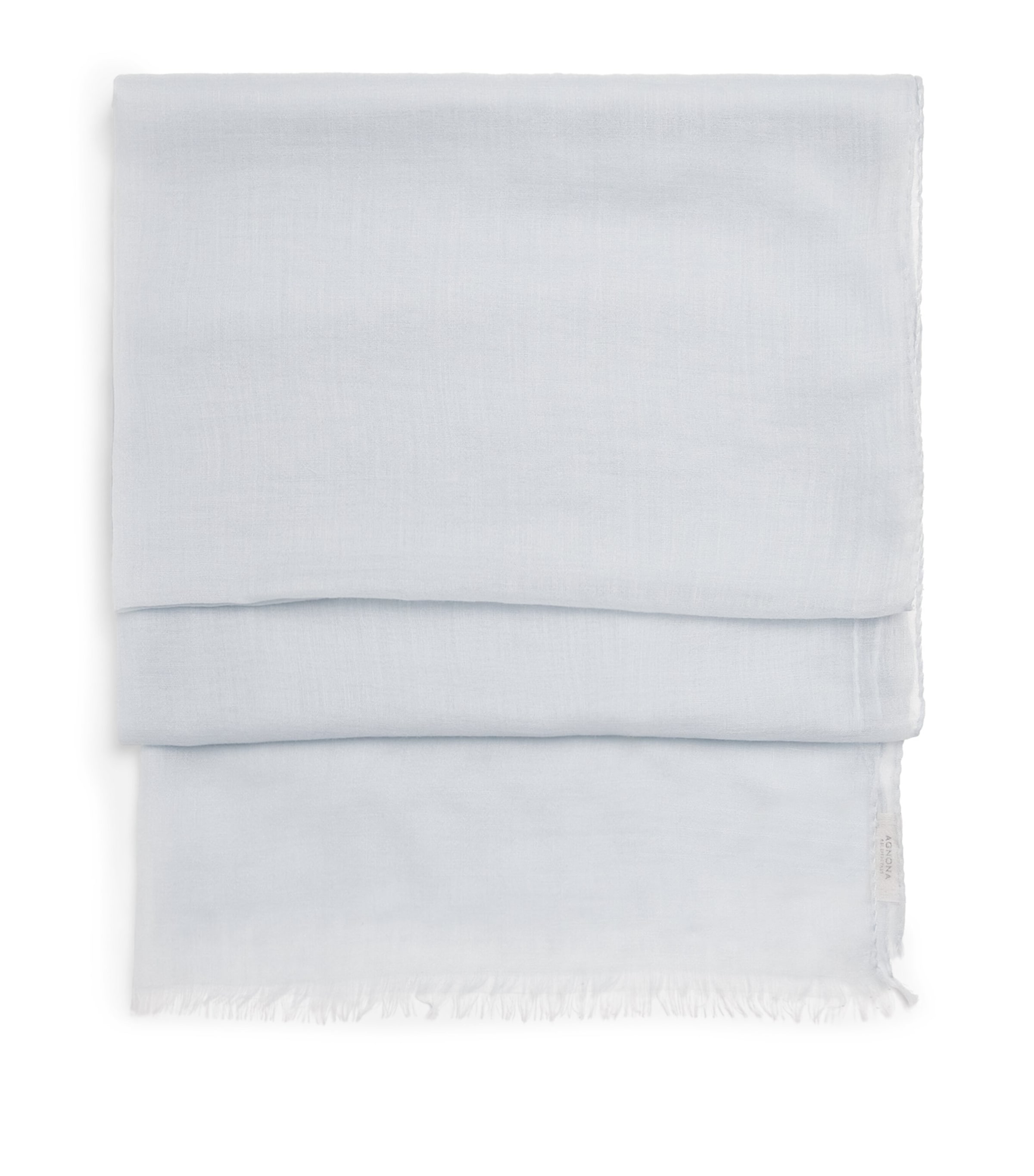 Agnona Cashmere Nuvola Scarf Lght Blue/bleach Image 1