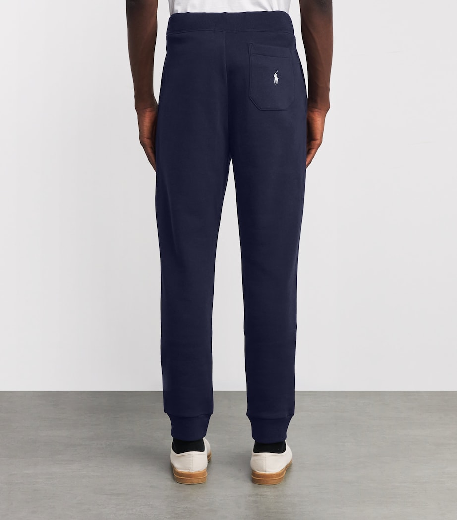 Cotton-Blend Fleece-Logo Sweatpants NAVY Image 4