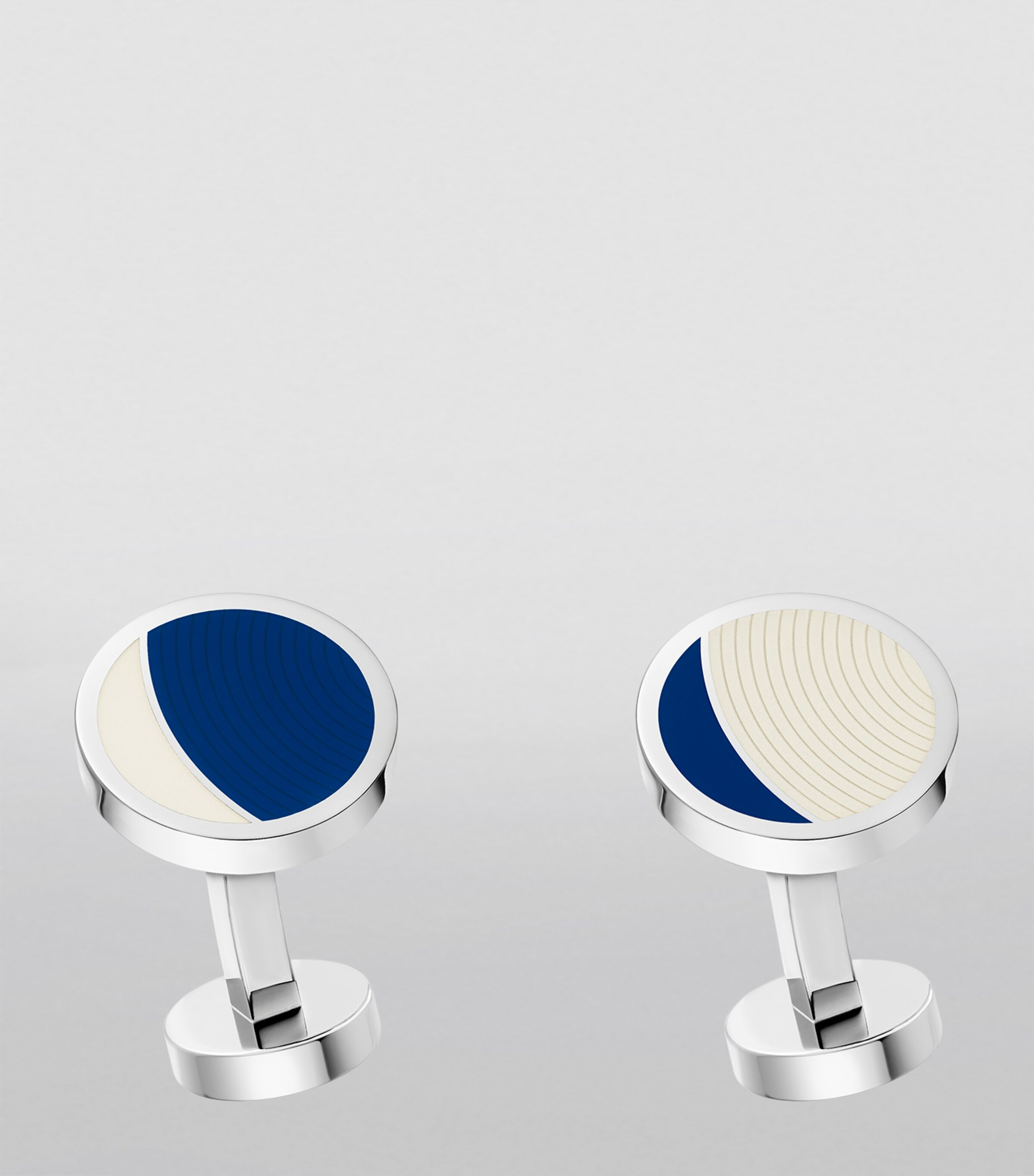 Cartier Sterling Silver Moon Phase Cufflinks Sterling Silver Image 2