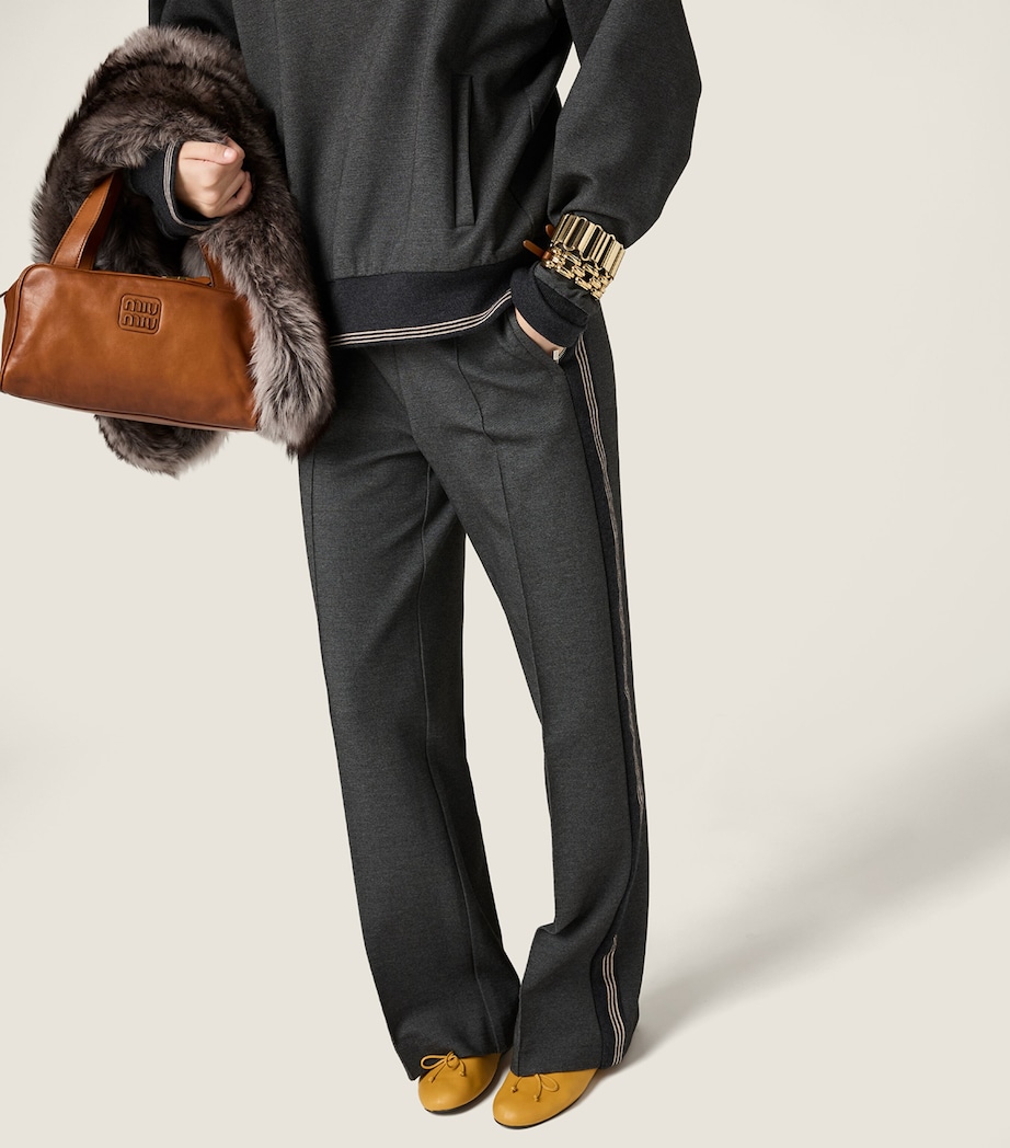 Side Stripe Trousers F0308 Image 4