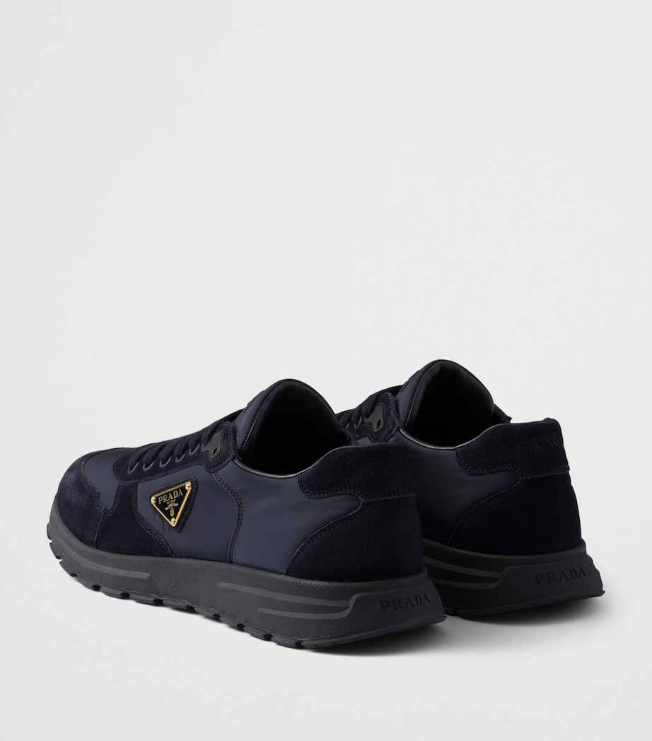 Re-Nylon and Suede Prax 2.0 Sneakers F0008 Image 4