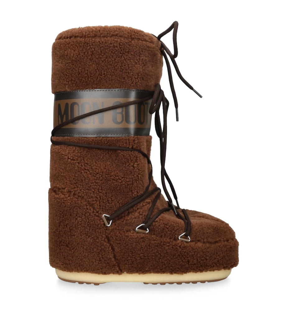 Fleece Icon Boots BROWN Image 1