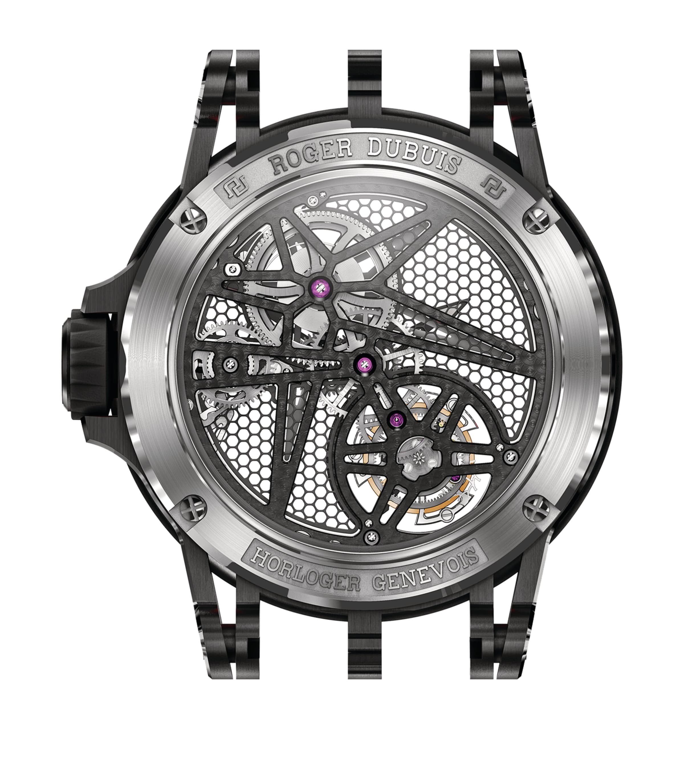 Roger Dubuis Titanium Excalibur Spider Watch 39mm Clear Image 3