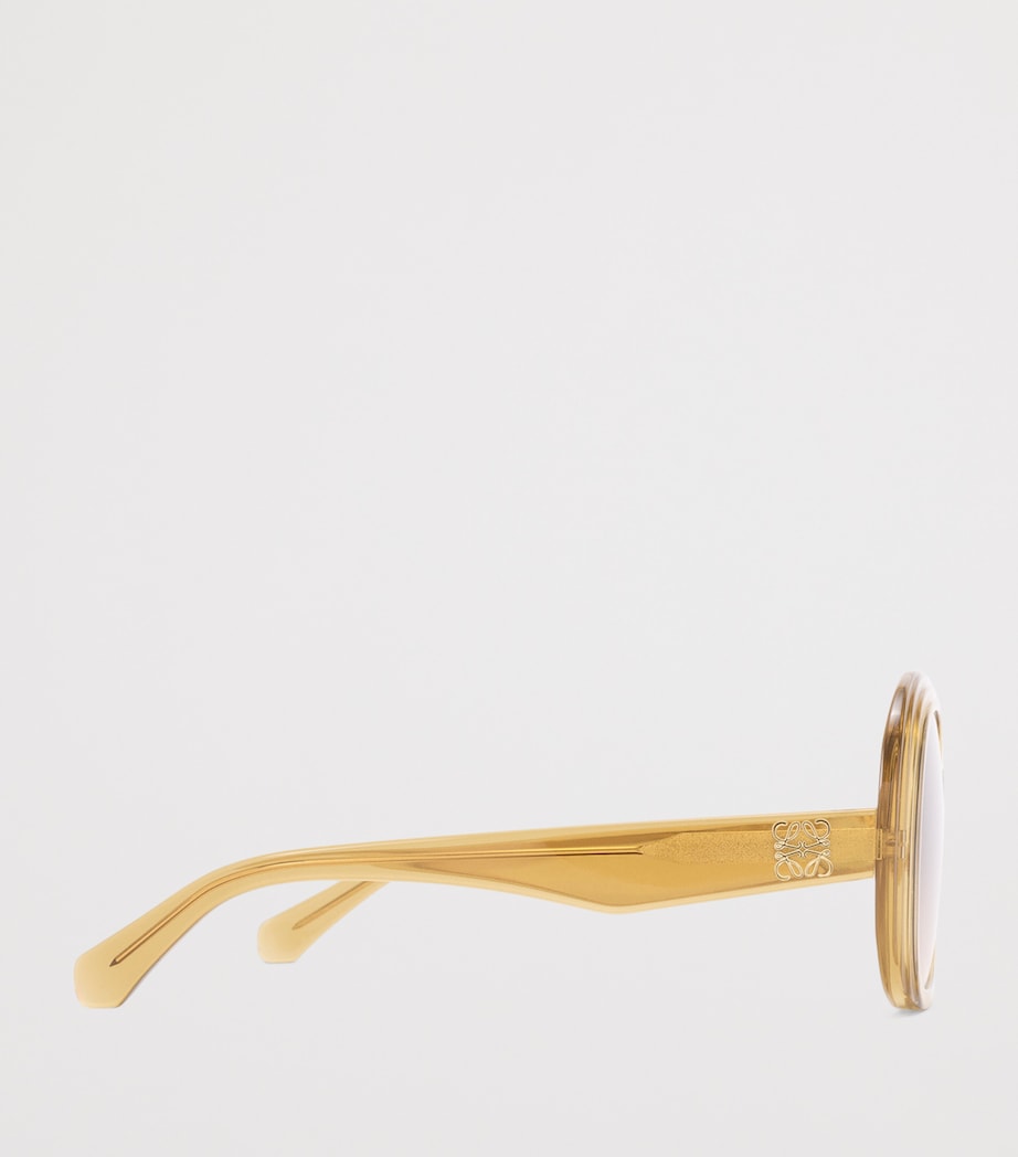 LOEWE Square Steps Sunglasses Transparent Olive Image 3