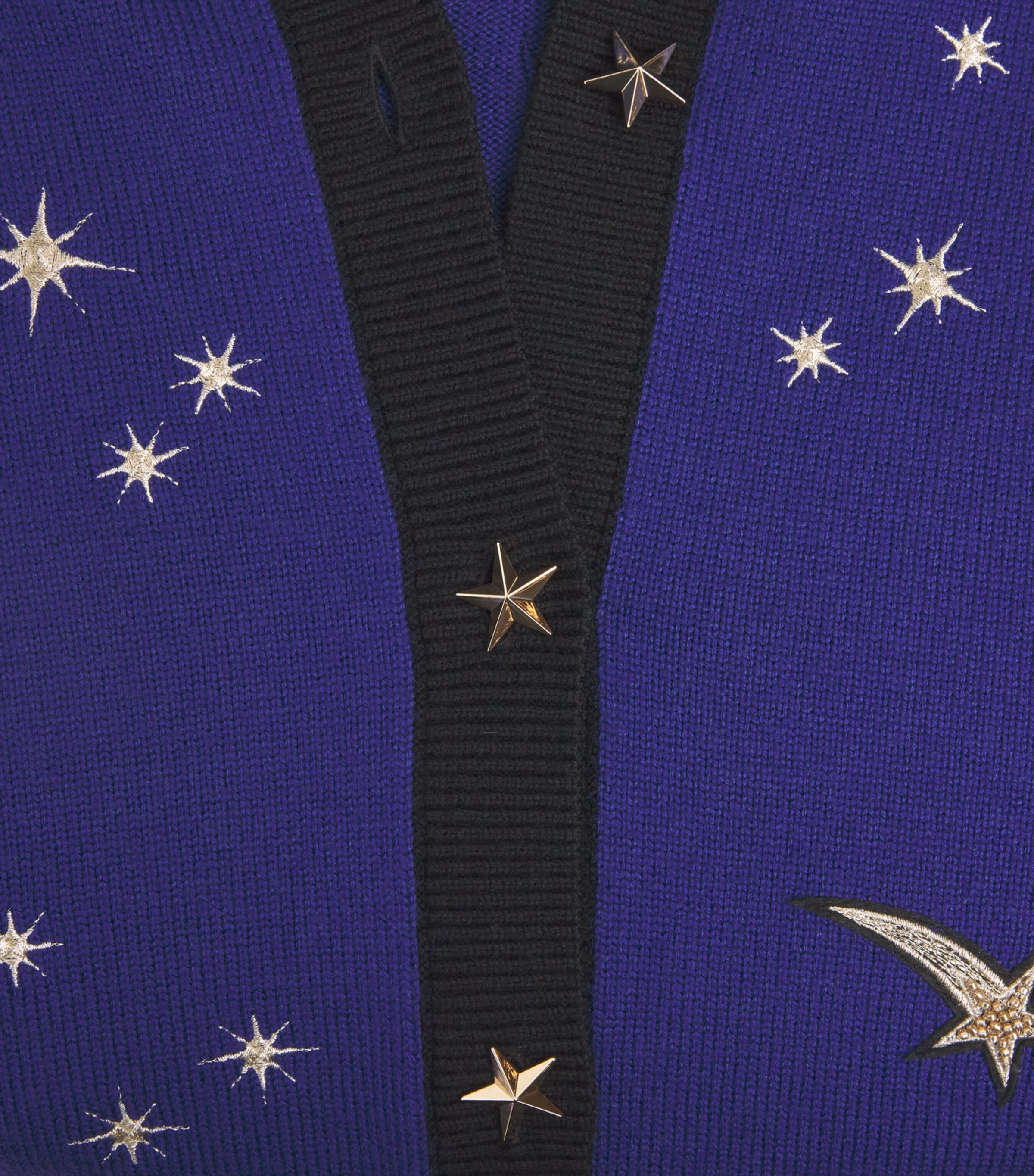 Stretch-Wool Bradford Cardigan C402 MIDNIGHT MULTI Image 5