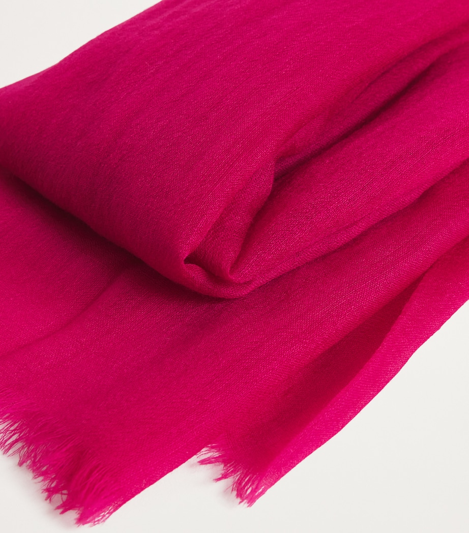 Cashmere Scarf C22 FUCSIA Image 5