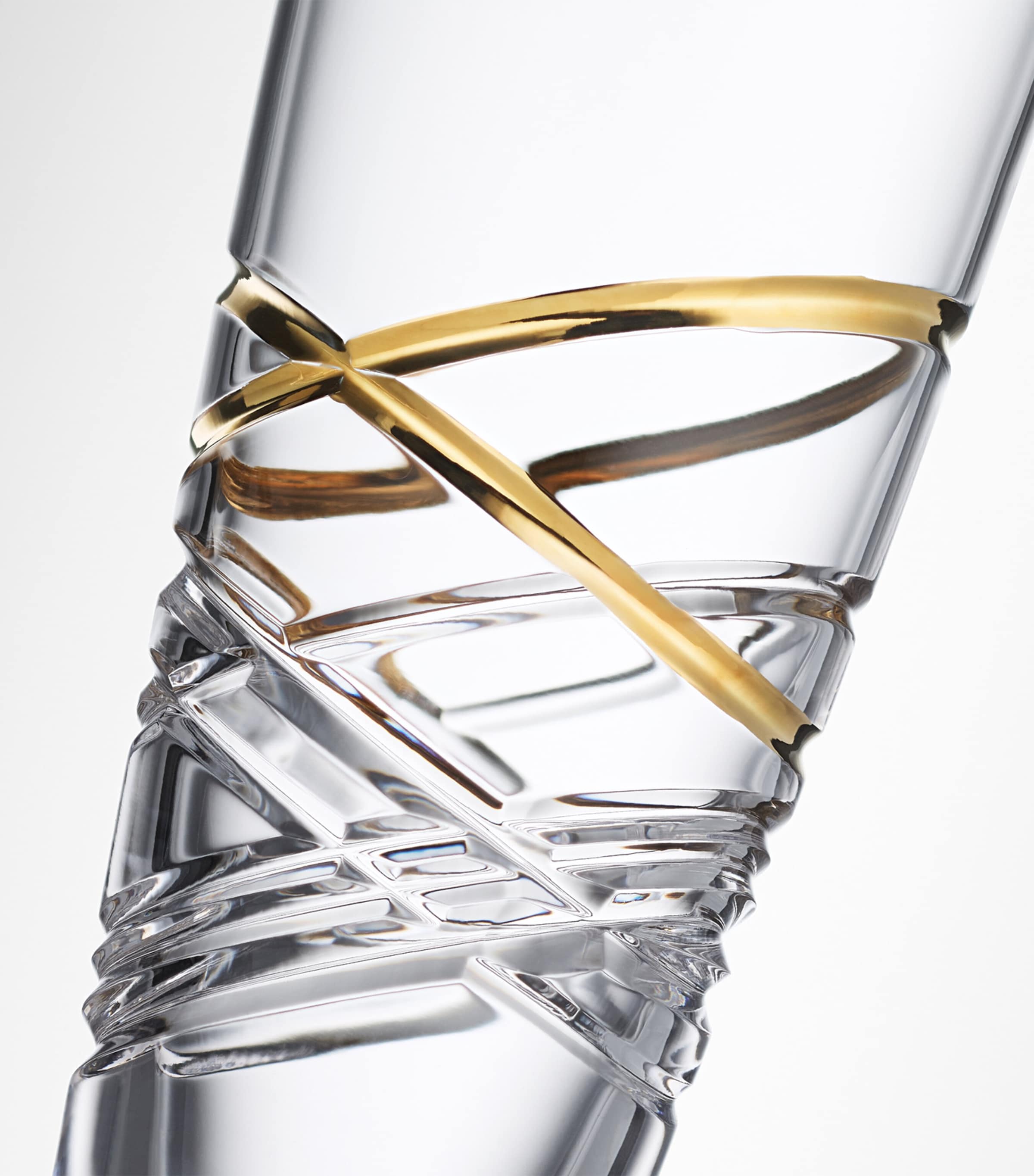 Set of 2 Glass Mastercraft Aran Champagne Flutes (275ml) CLEAR Image 3