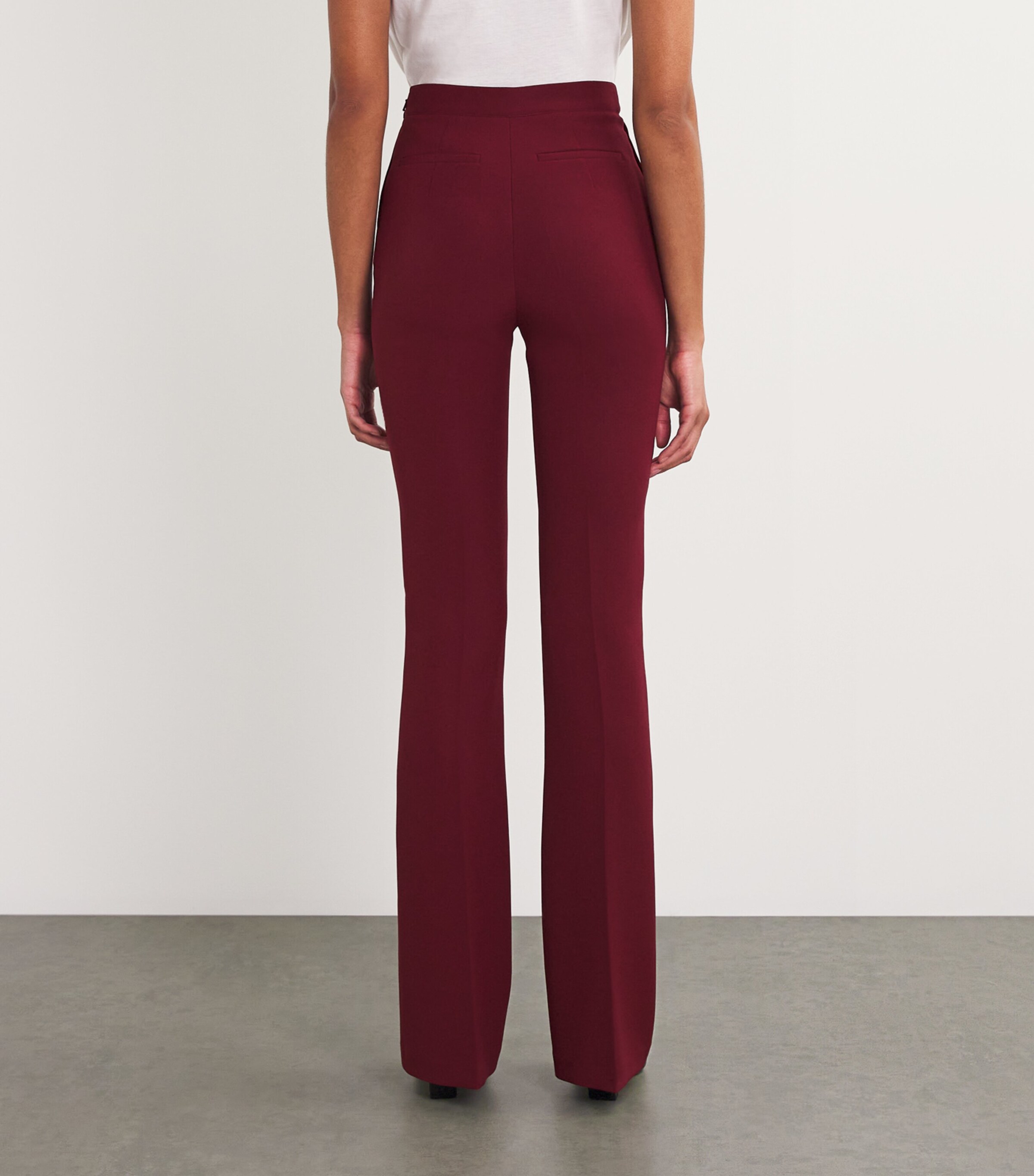 Safiyaa Womens Crepe Tailored Trousers Swinton Image 4