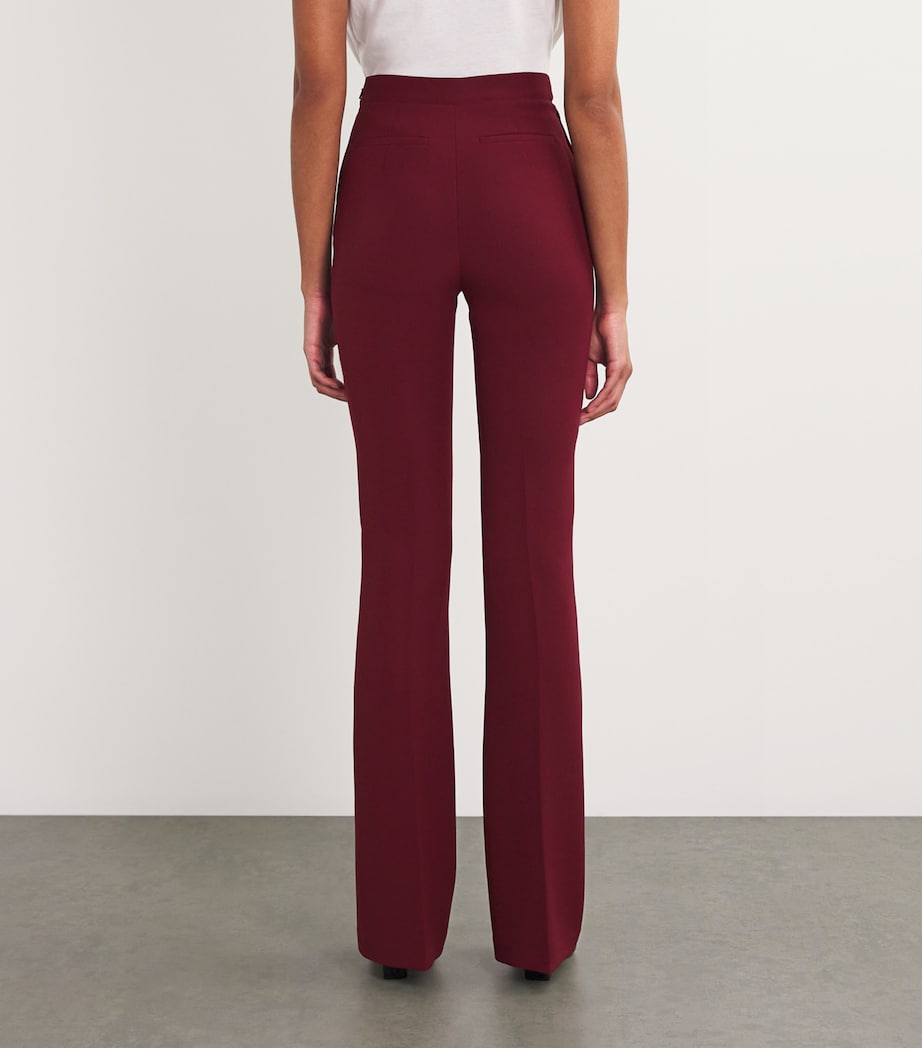 Safiyaa Womens Crepe Tailored Trousers Swinton Image 4