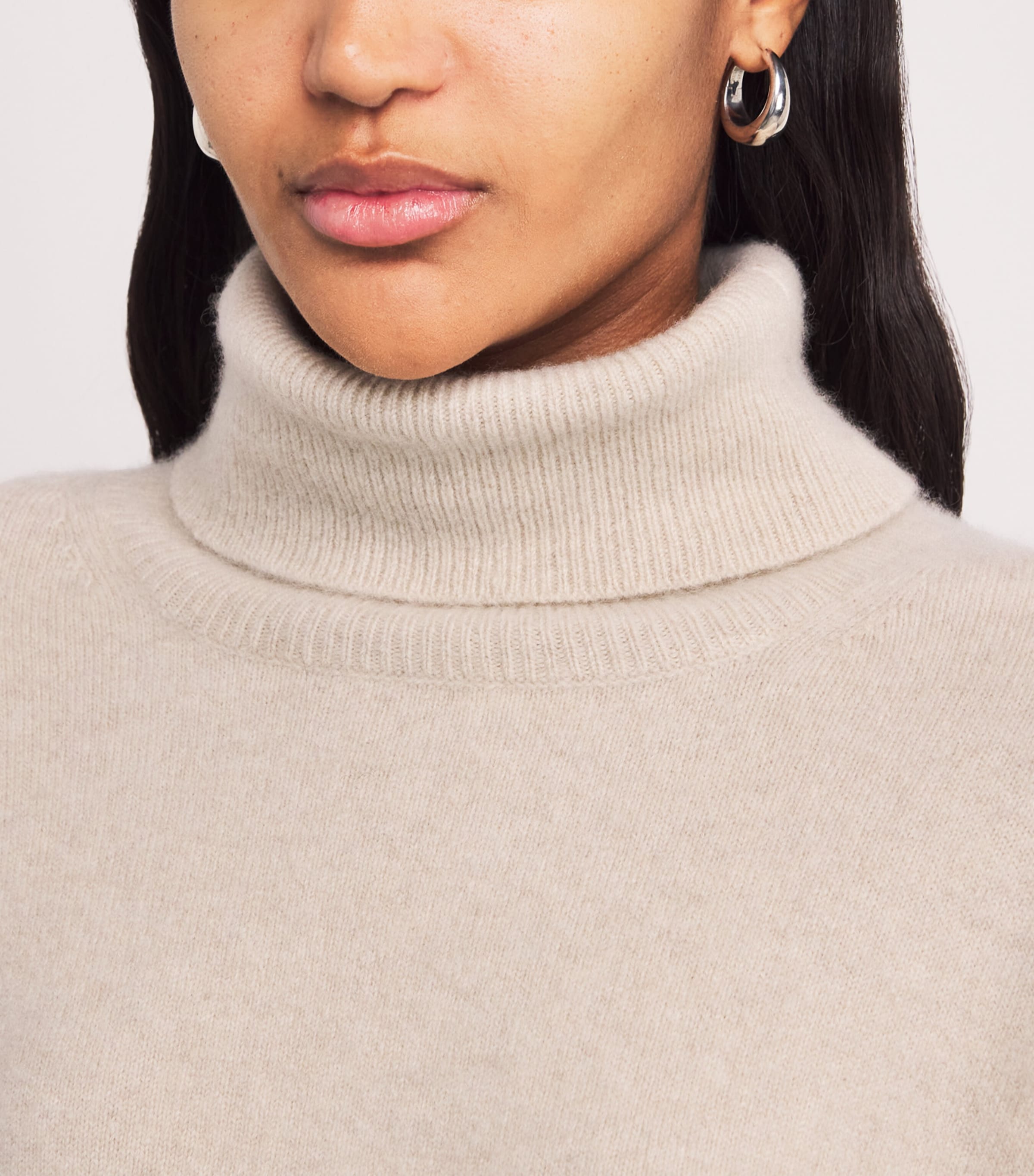 Brushed Cashmere-Blend Rollneck Sweater AFFOGATO Image 6