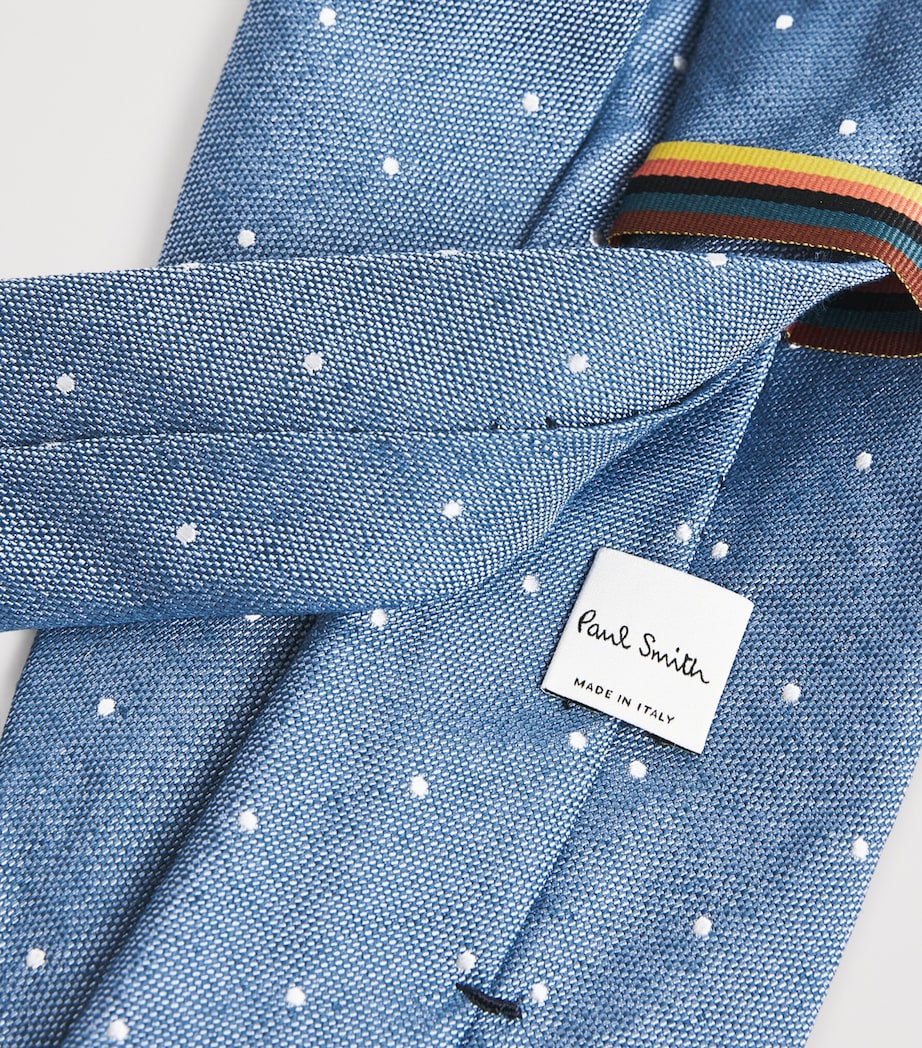 Silk Jacquard Tie 40_LIGHT BLUE Image 3