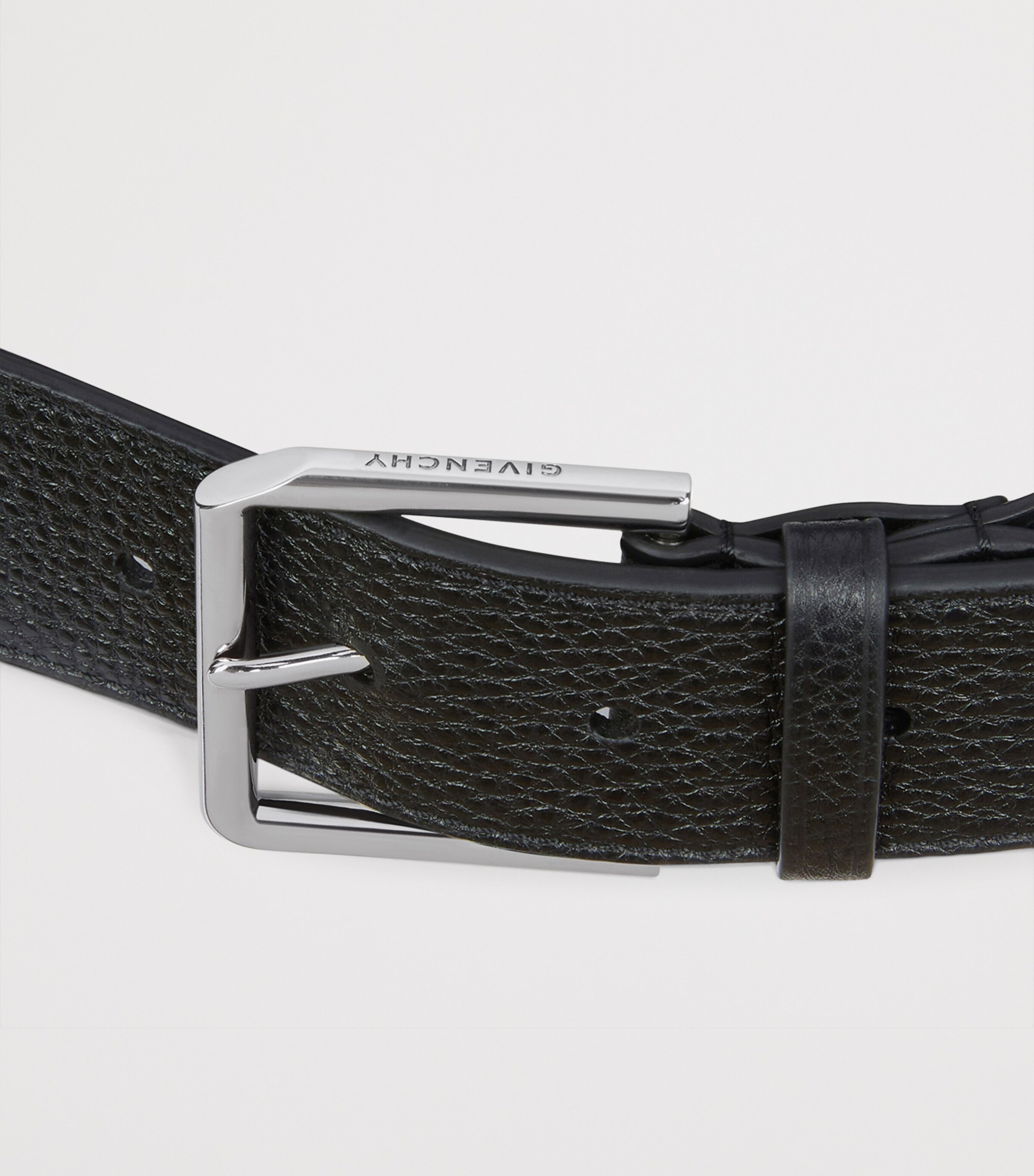 Givenchy Leather Voyou Belt Black Image 4