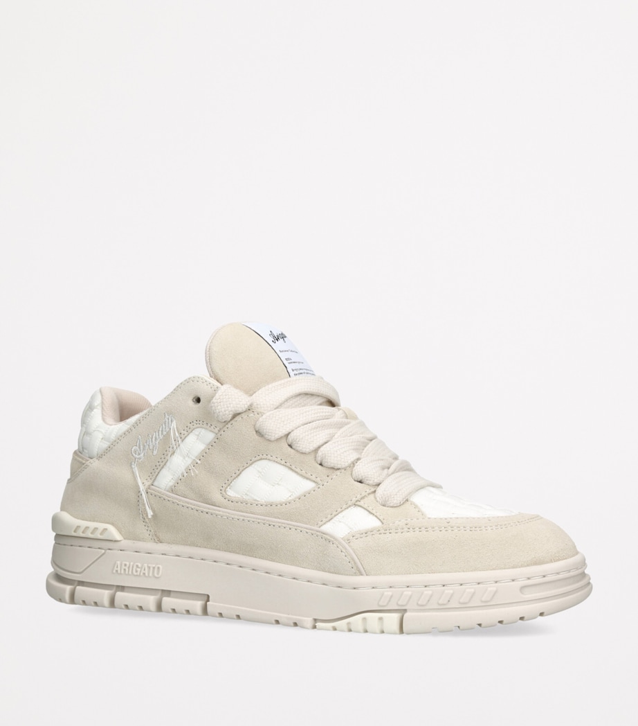 Leather Area Low-Top Sneakers WHITE Image 3