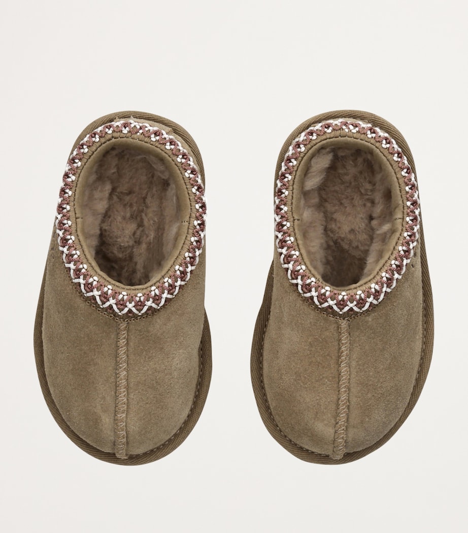 Suede Tasman II Slippers DARK GREEN Image 4