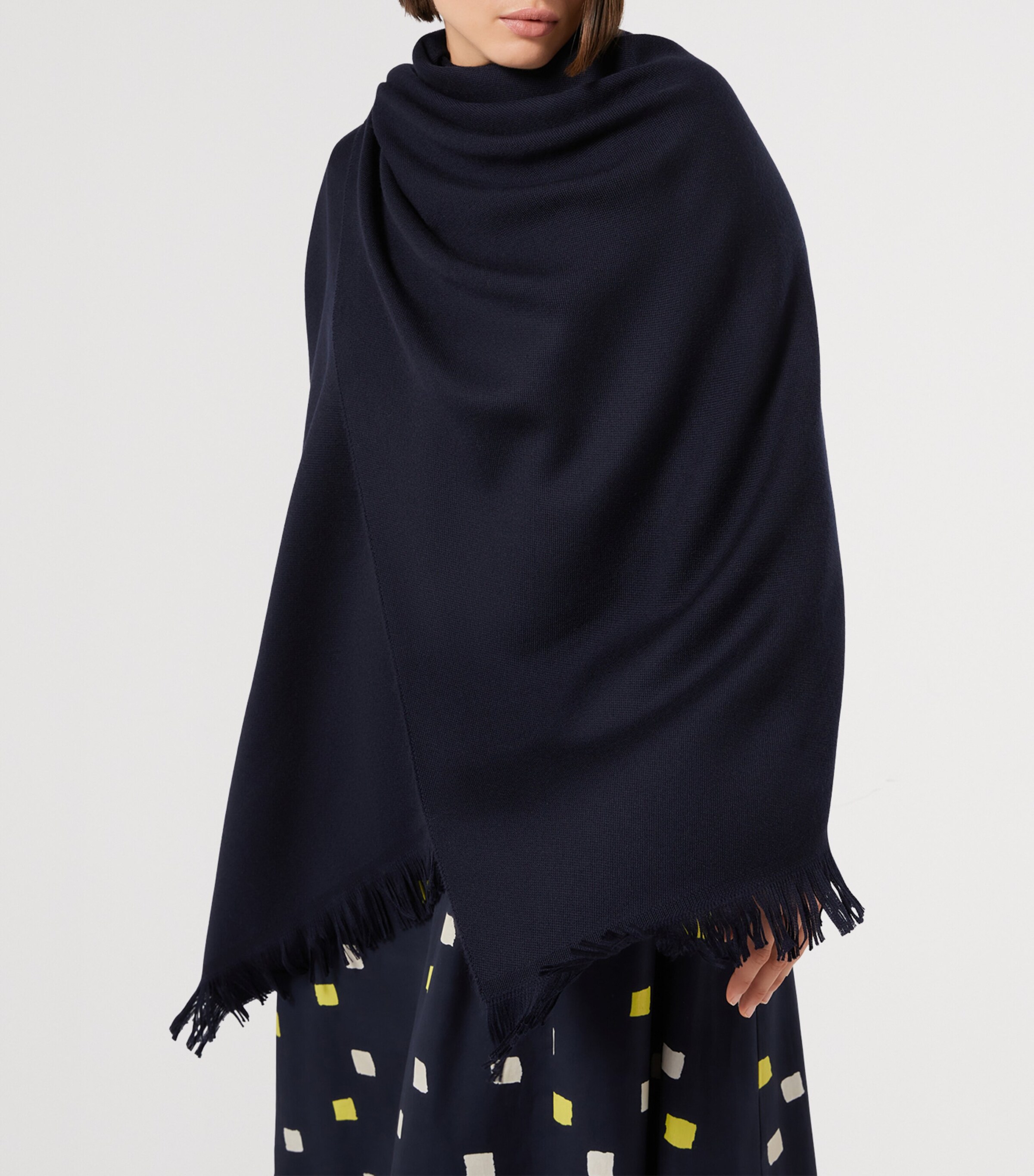 Cotton Printed Terni Midi Dress MIDNIGHTBLUE Image 4