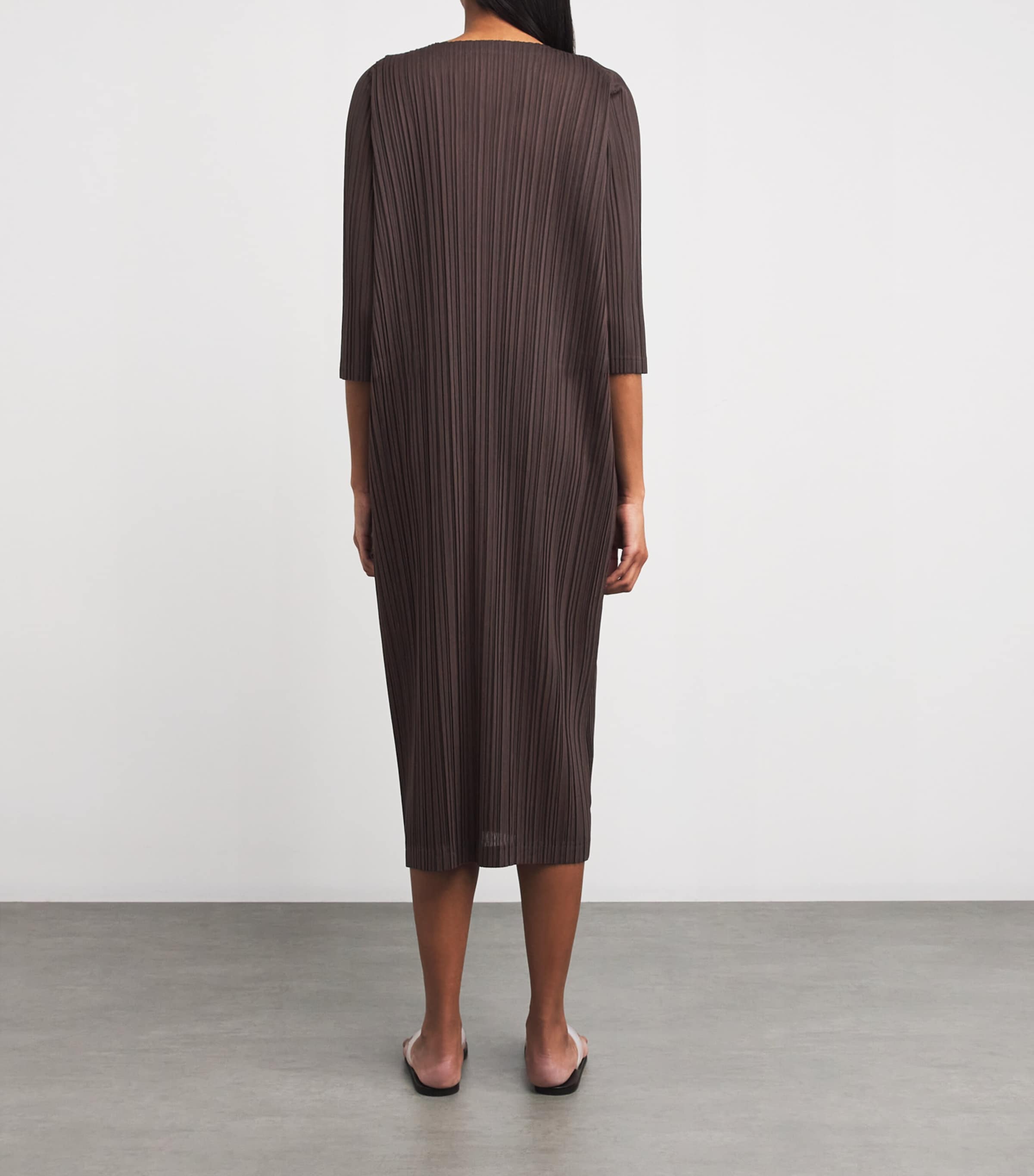 Ramie Midi Dress 45 Image 4