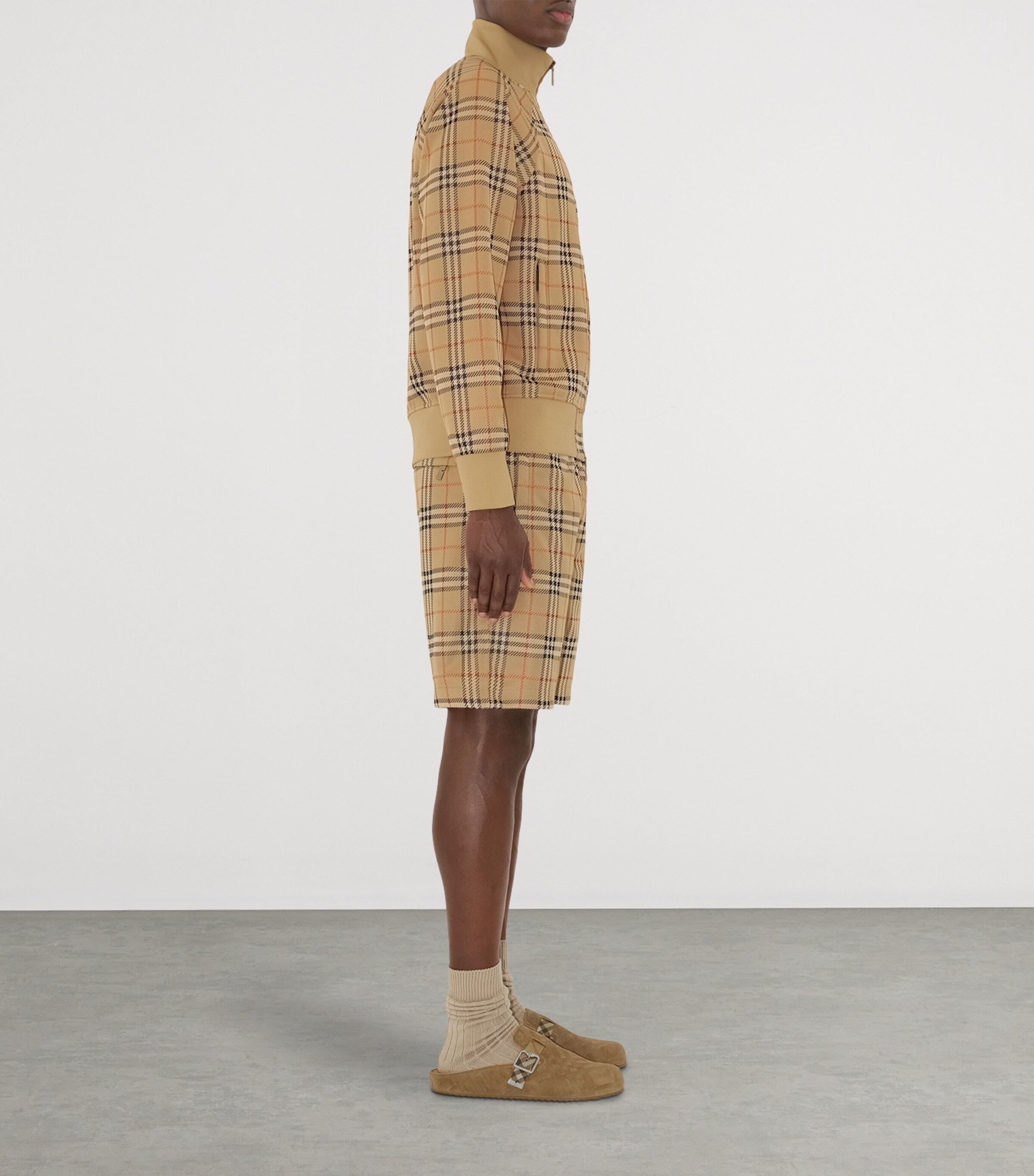 Jersey Check Shorts SAND IP CHECK Image 3