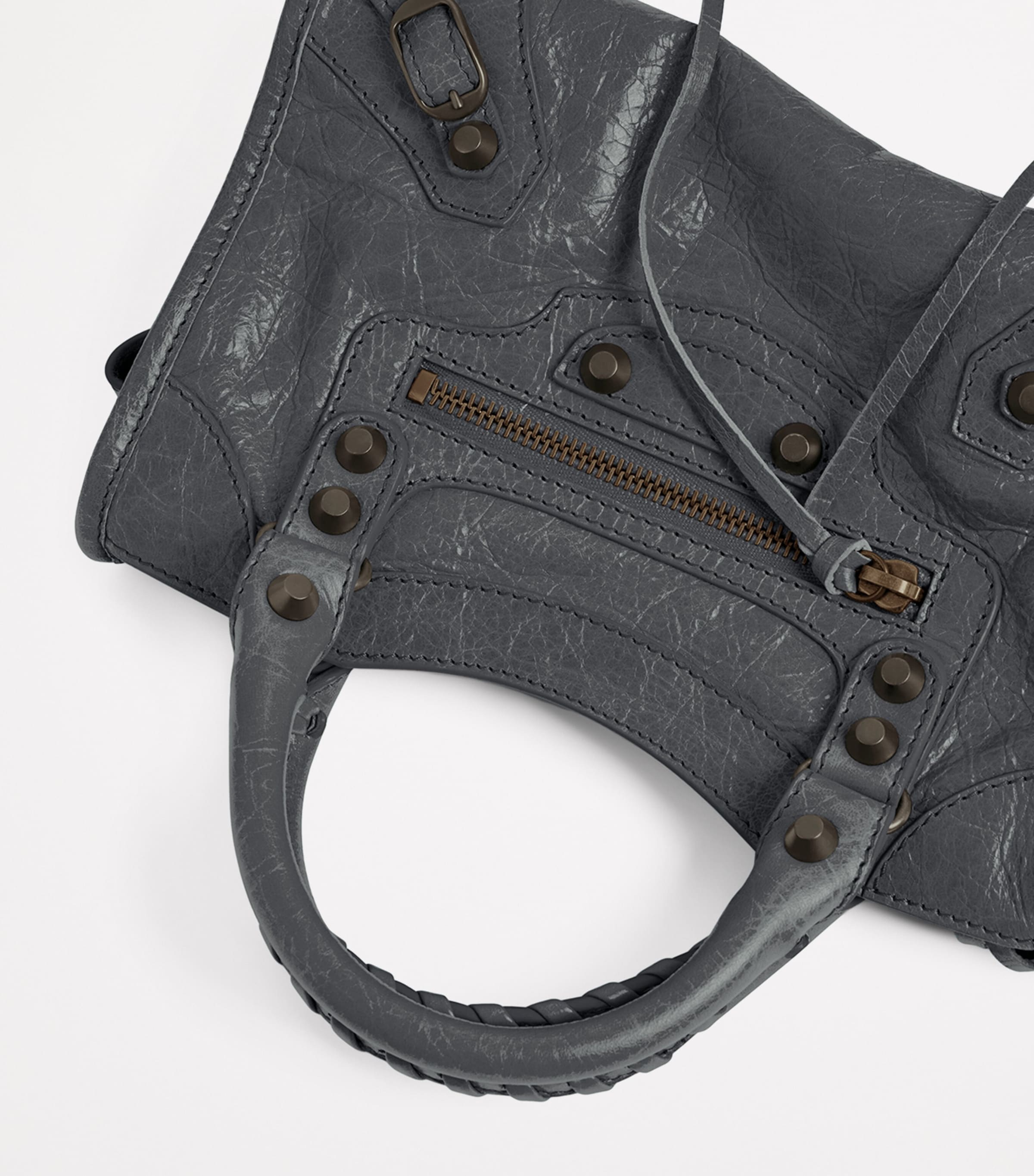 Mini Leather Le City Top-Handle Bag 1251 Image 8