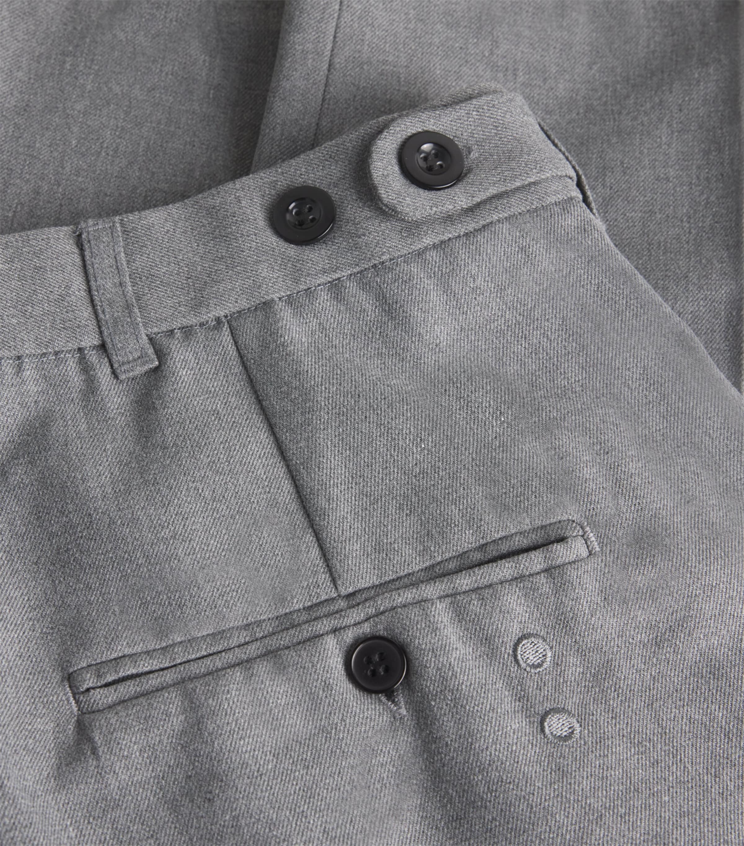 Everyday Wide-Leg Pleated Trousers LIGHT GREY Image 5