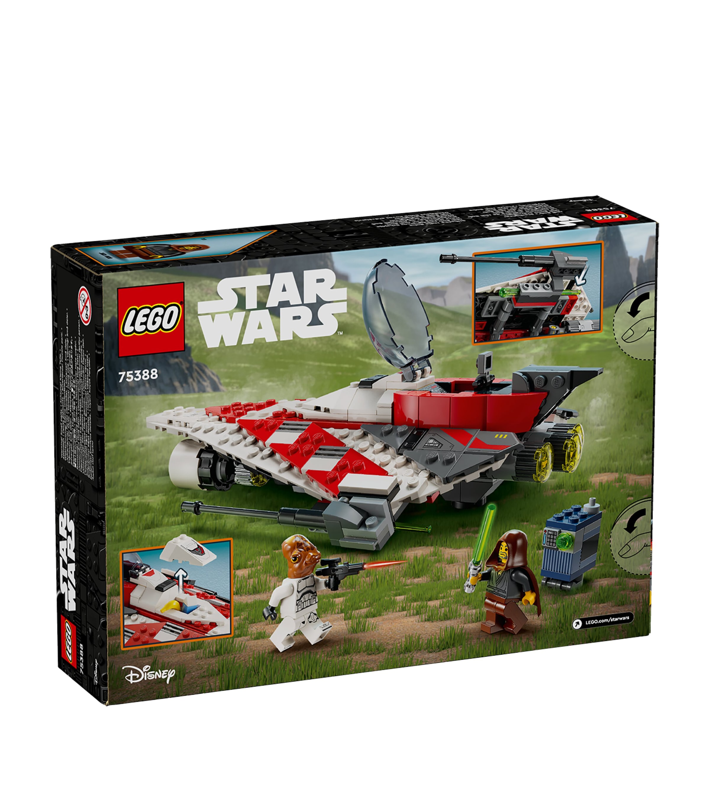 Star Wars Jedi Bob’s Starfighter Building Toy Set 75388 MULTI Image 7