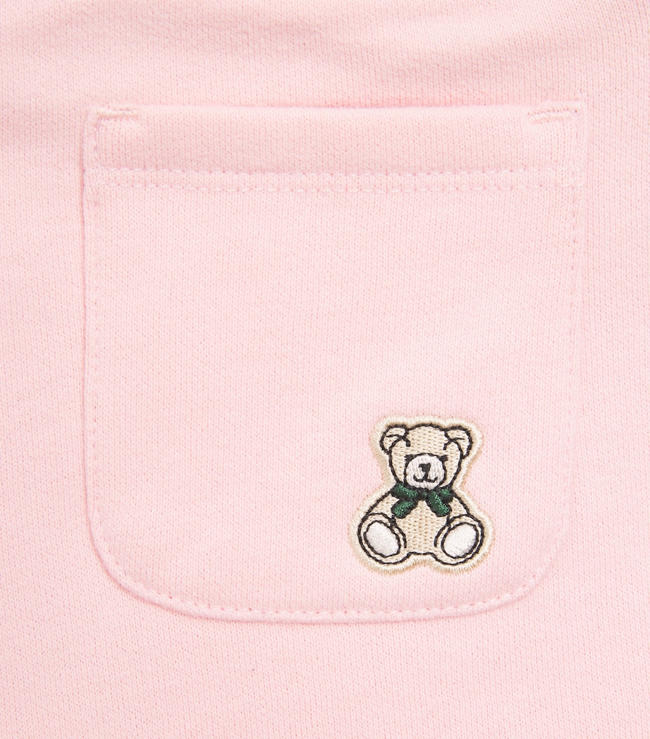 Harrods Cotton Jersey Shorts (2-8 Years) Pink Image 3