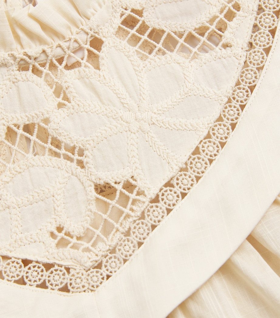 Cotton Lucky Broderie Top (2-12 Years) TEA Image 4