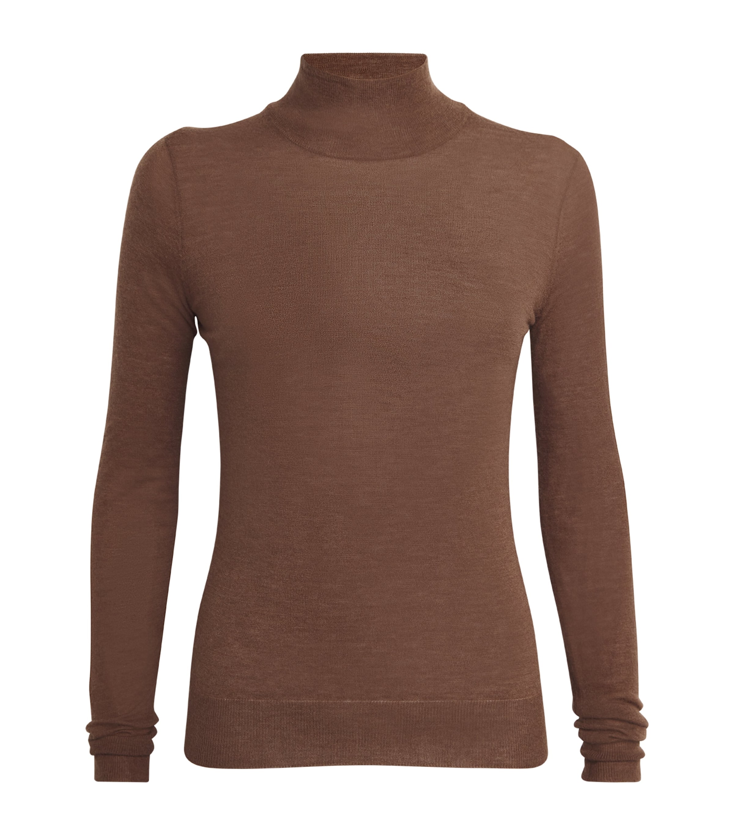 JOSEPH CASHMERE HIGH-NECK CASHAIR SWEATER 