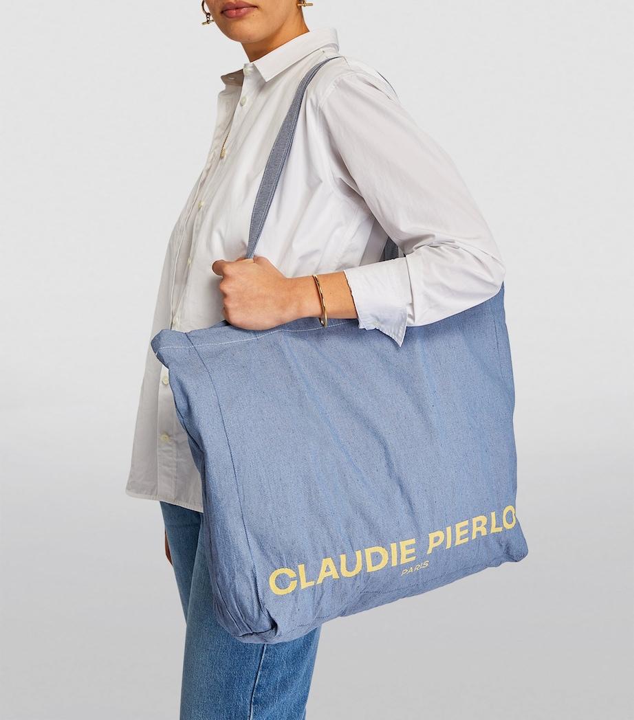 Logo Tote Bag BLUE Image 2