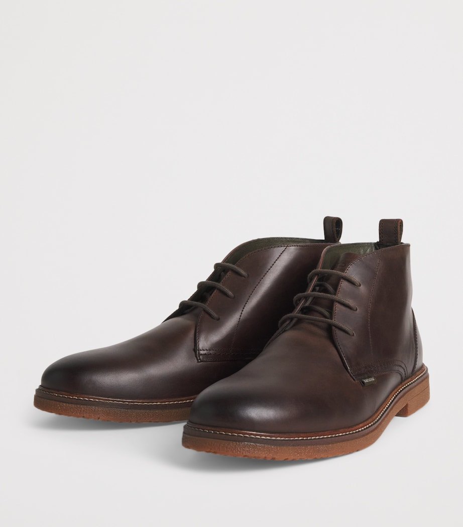 Barbour Leather Kirkstone Desert Boots Dark Image 3