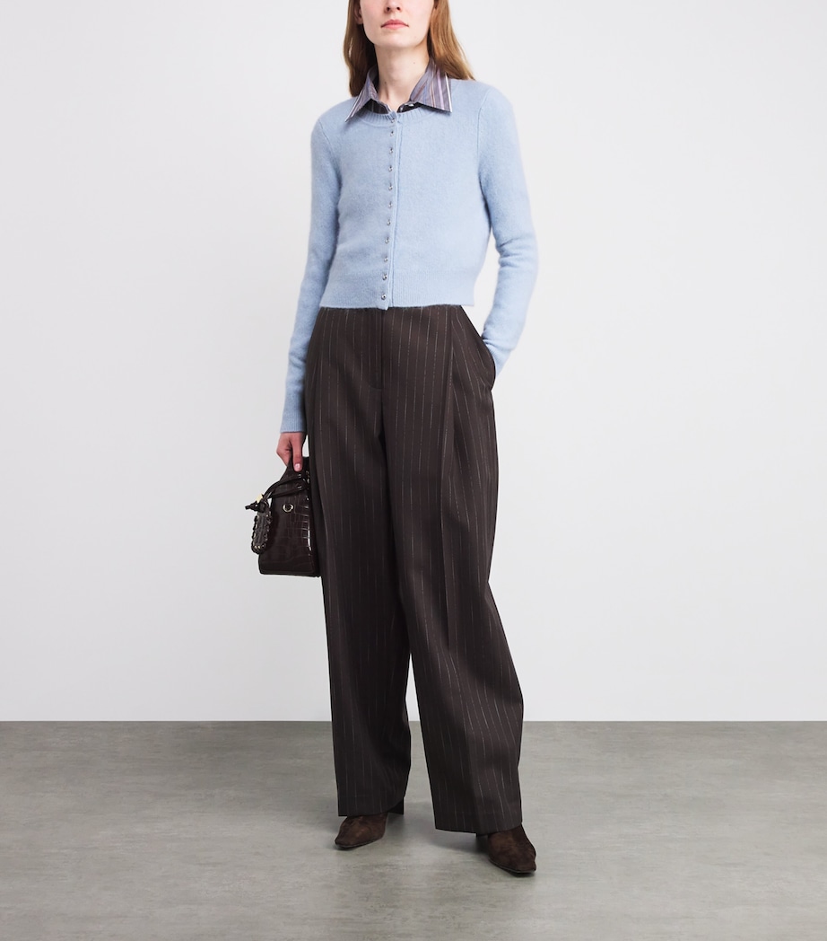 Wool Brushed Cardigan SKY Image 2