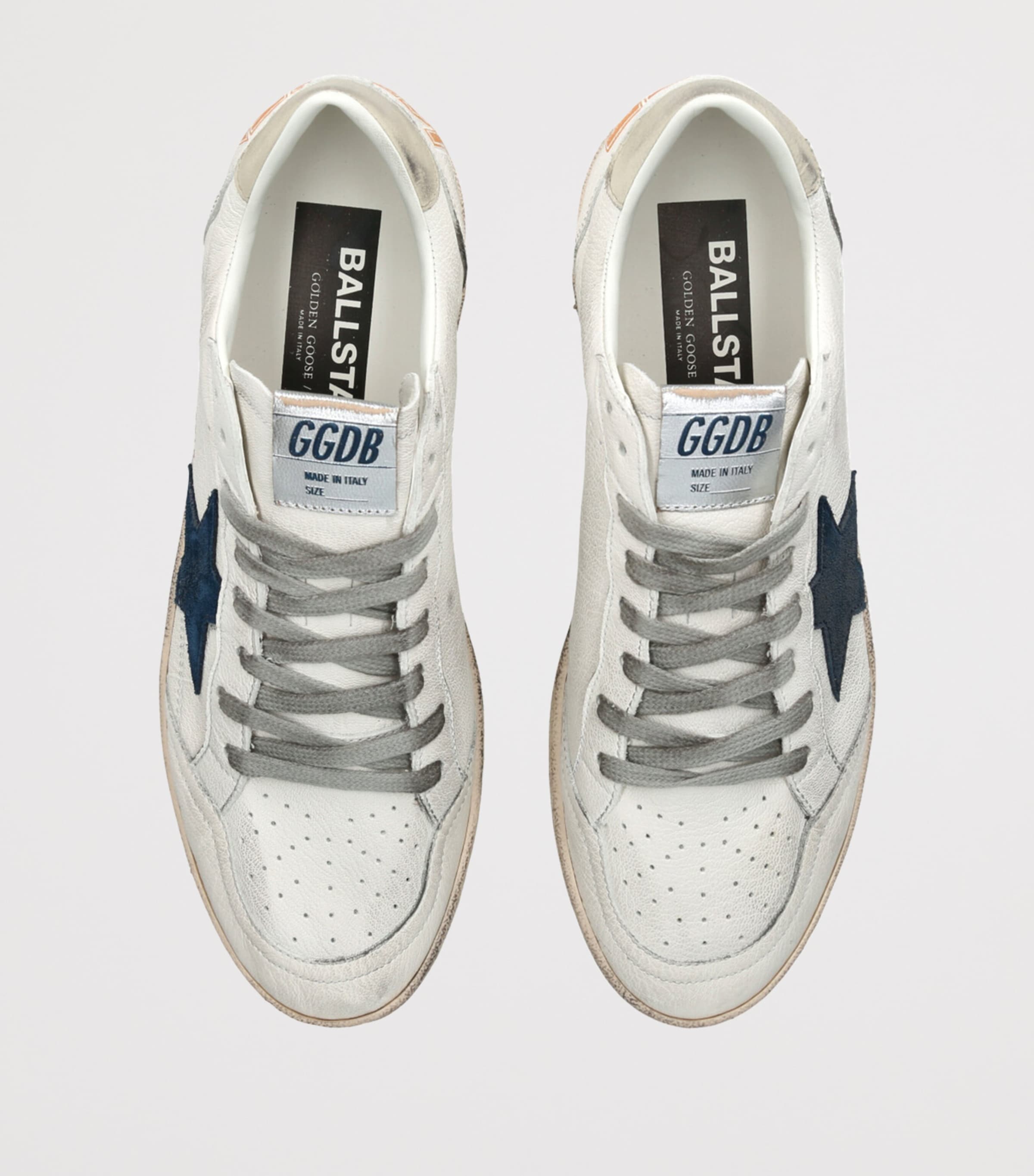 Leather Ball Star Sneakers WHITE/COMB Image 4