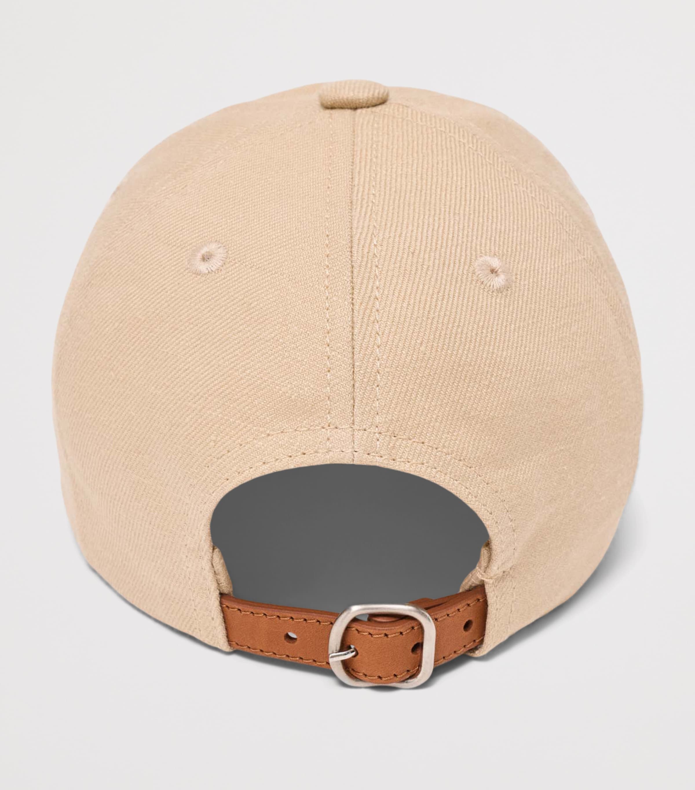 Maje Logo Baseball Cap Beige Image 5