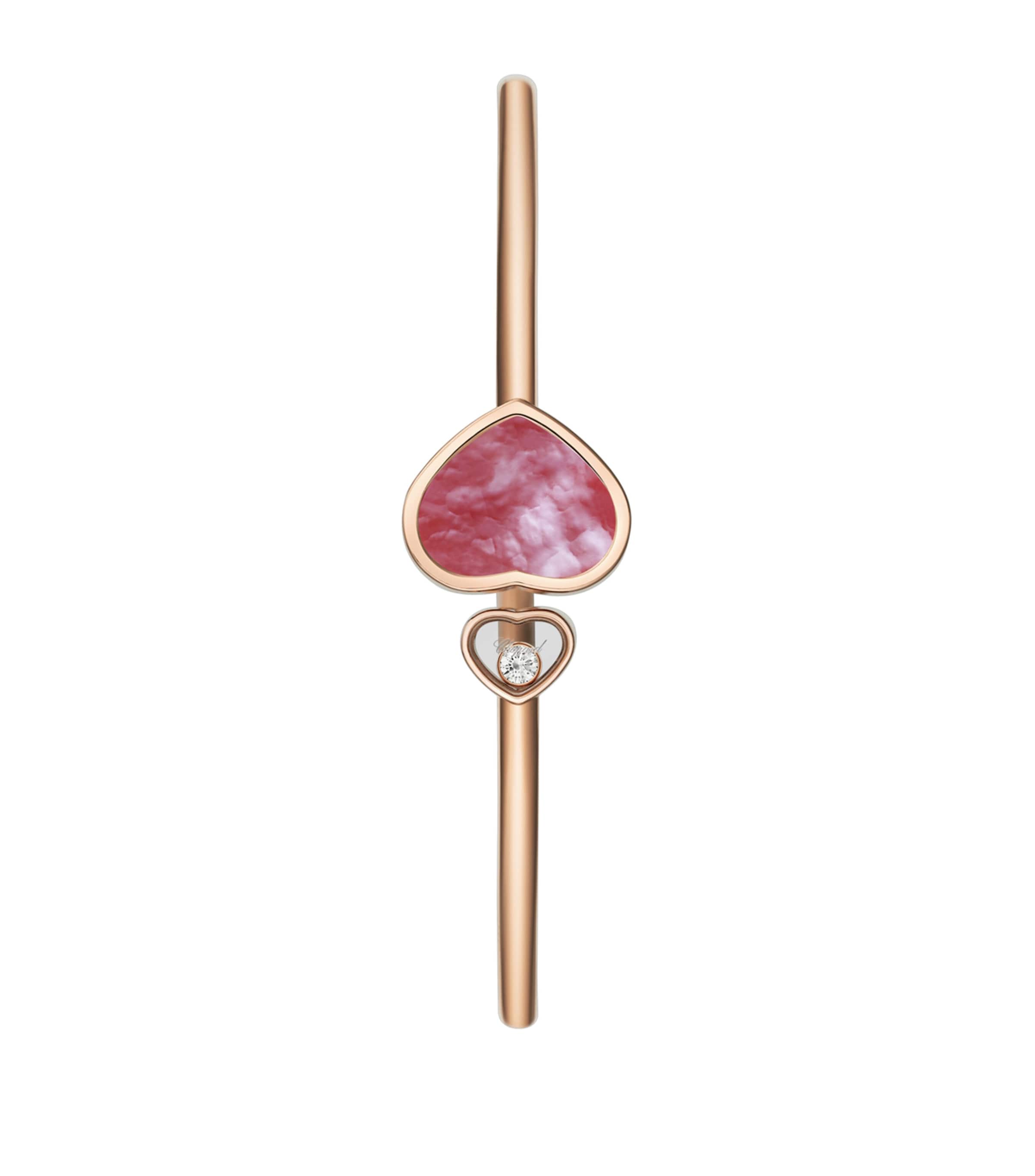 Rose Gold Diamond Naked Heart Foundation Bangle 18K ROSE GOLD Image 3