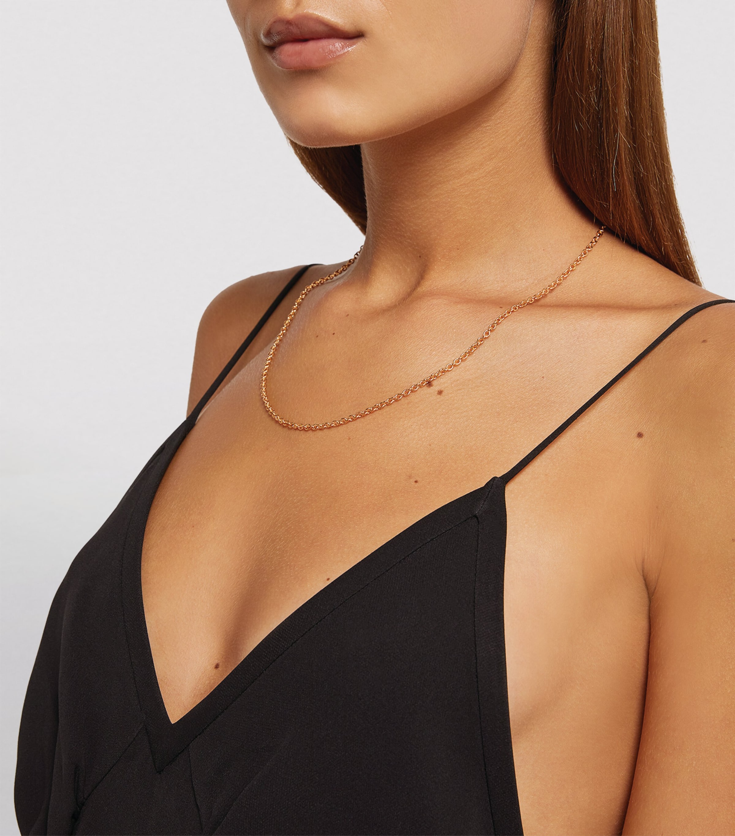 Rose Gold Chain Necklace 00000 Image 3