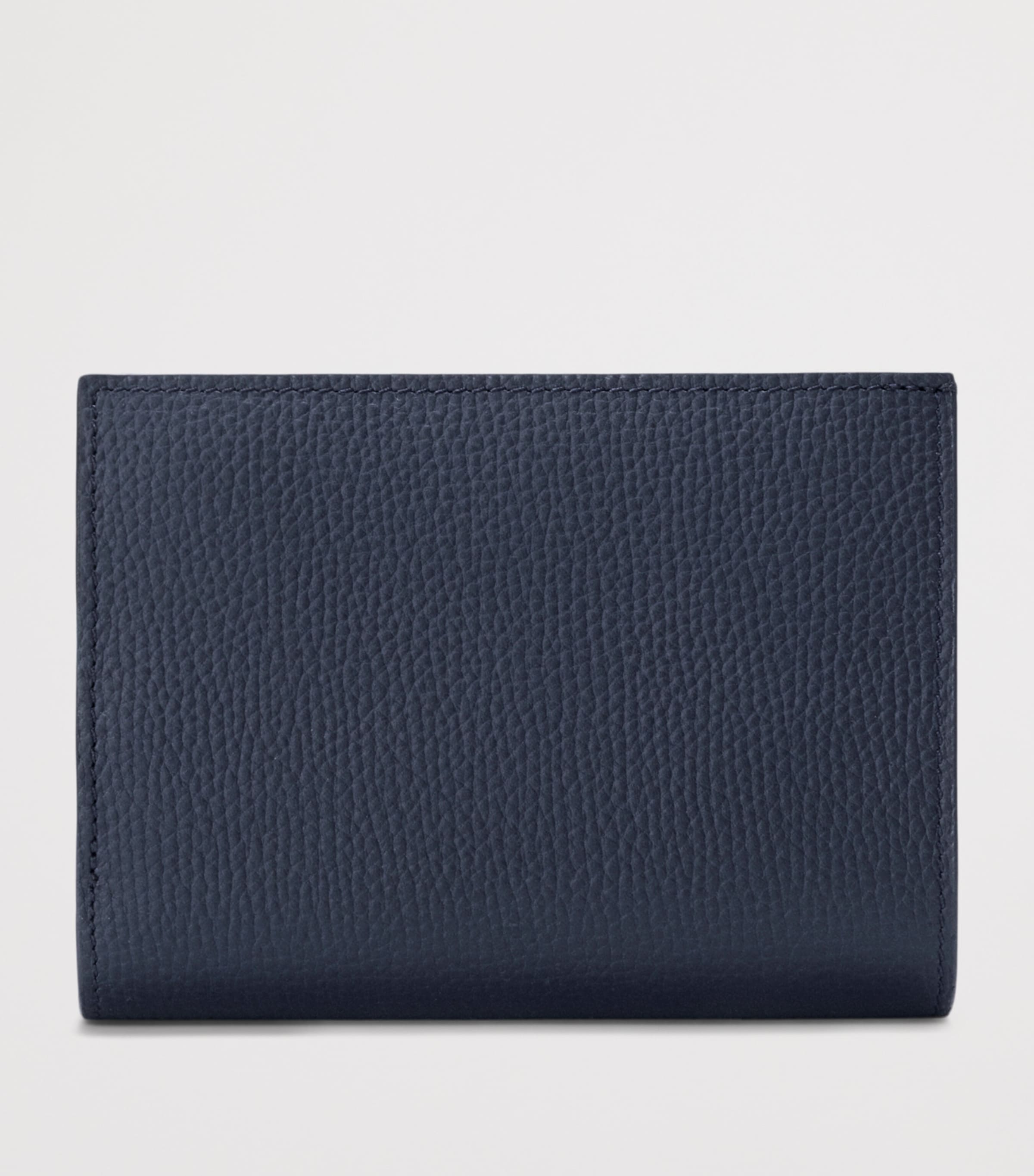 LOEWE Leather Anagram Compact Wallet Deep Navy Image 4