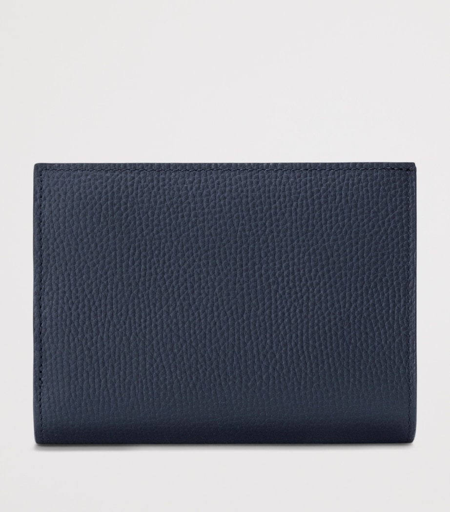 LOEWE Leather Anagram Compact Wallet Deep Navy Image 4