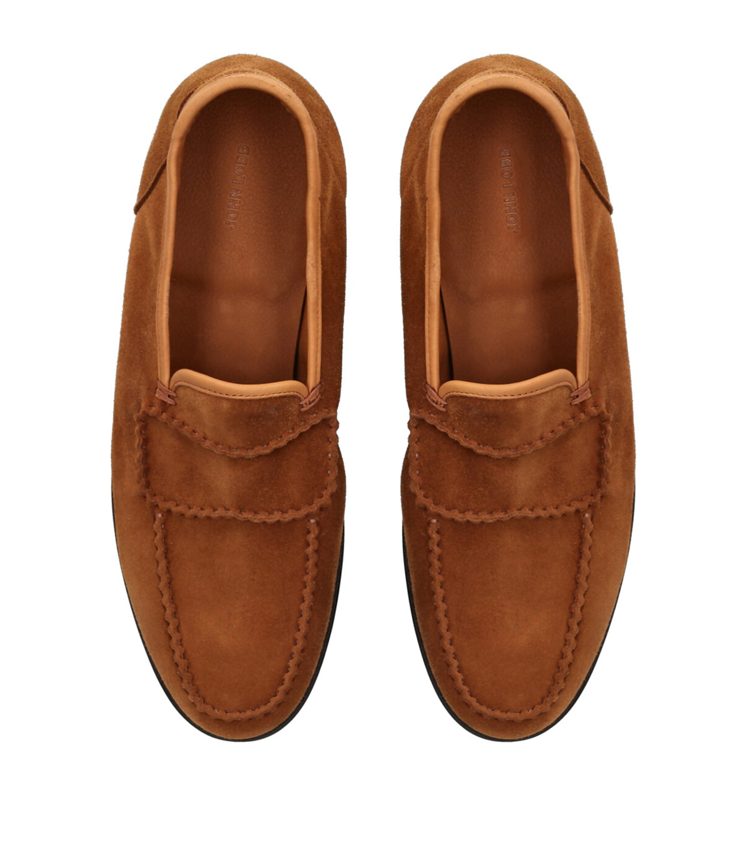 Suede Bath Loafers TAN Image 4