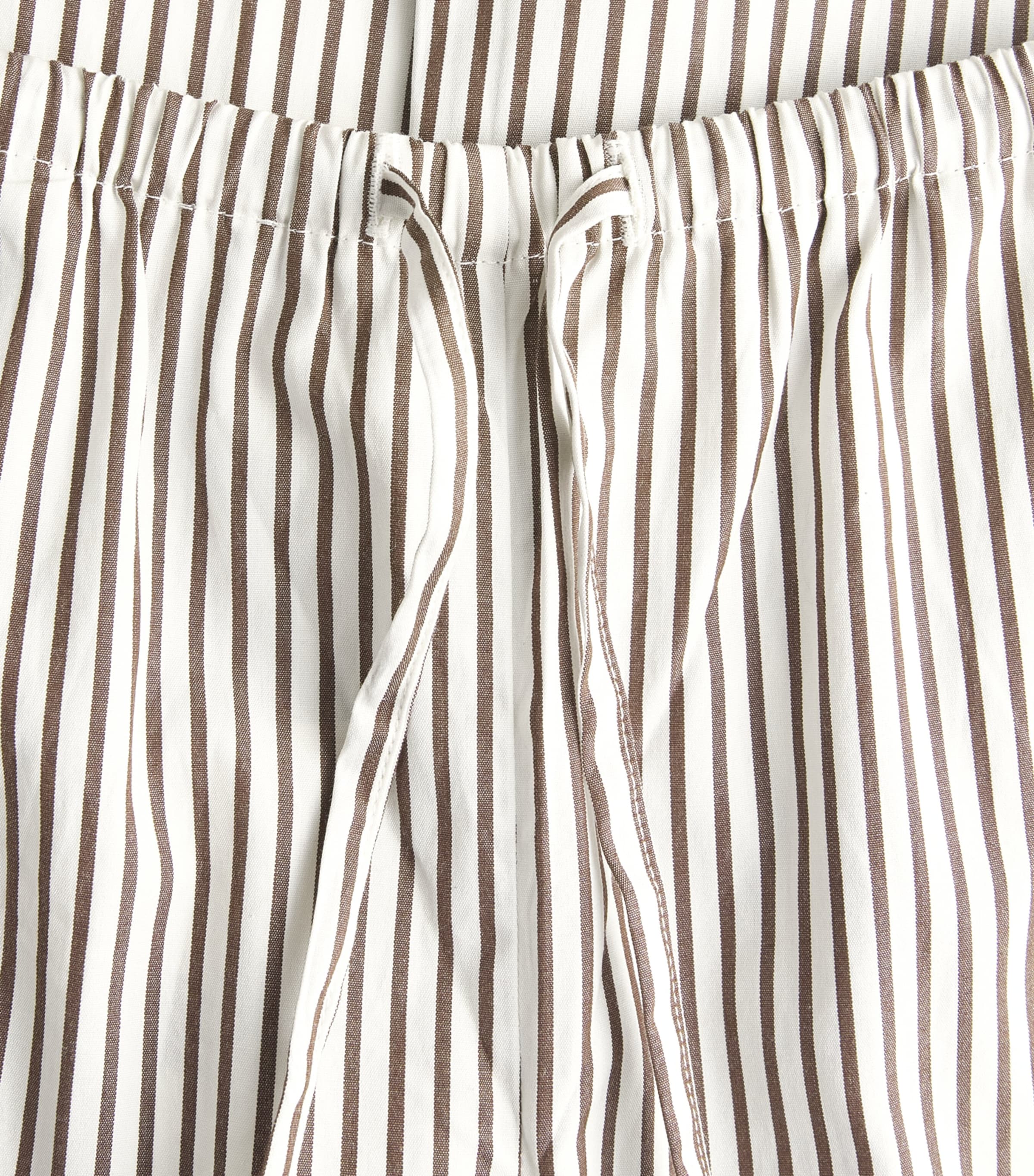 Suzie Kondi Womens Cotton Stripe Pan Trousers Truffle Stripe Image 6