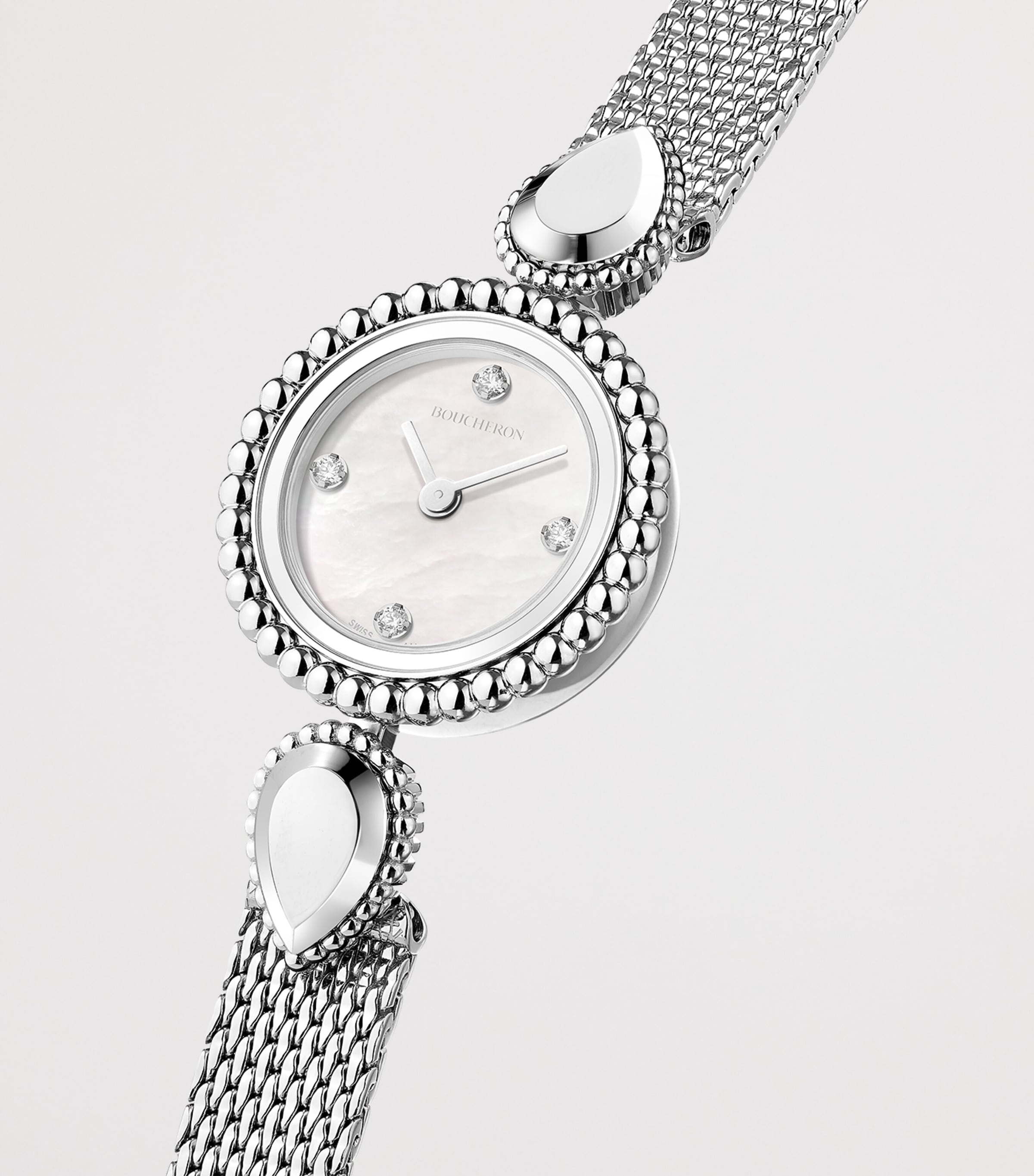 Boucheron Stainless Steel and Diamond Serpent Bohème Watch 23mm Steel Image 4