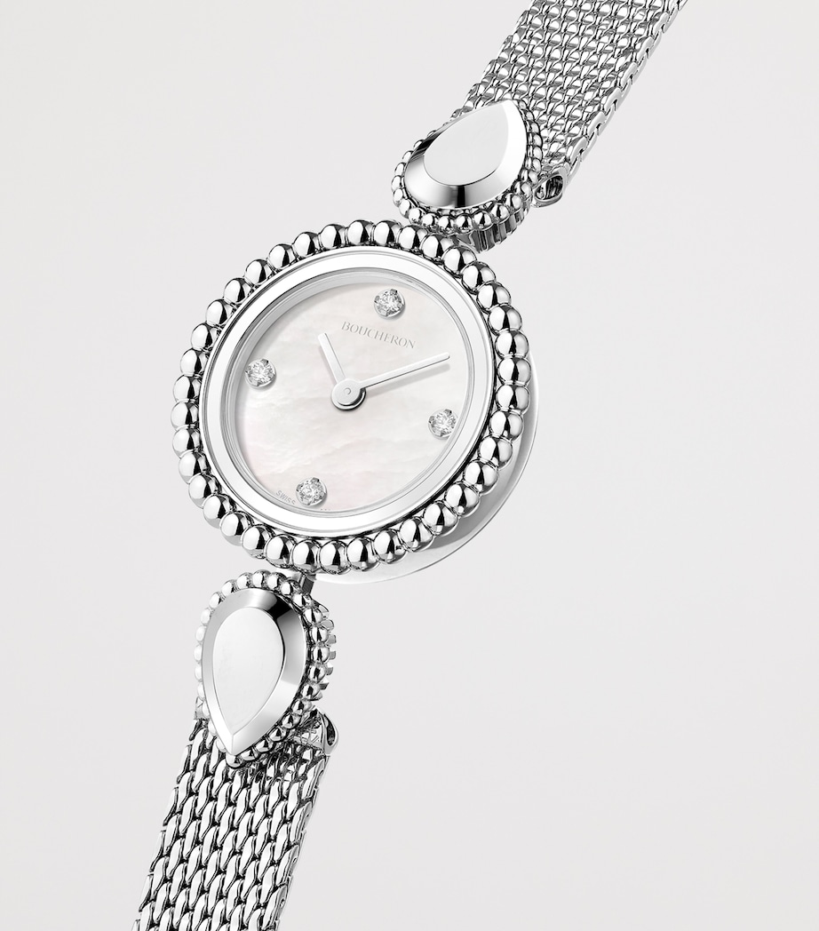 Boucheron Stainless Steel and Diamond Serpent Bohème Watch 23mm Steel Image 4