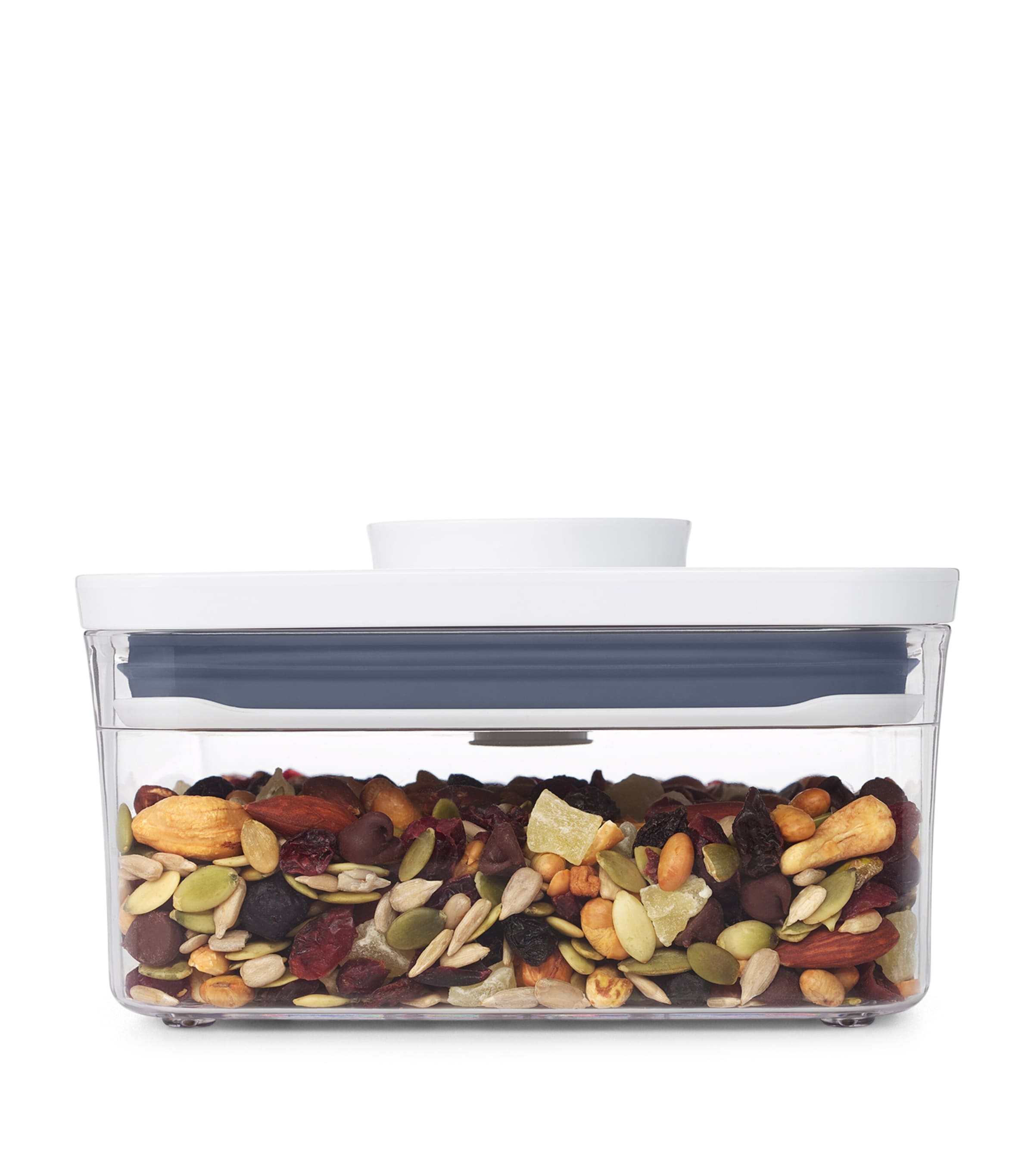 Mini Square POP Container (1L) CLEAR/WHITE Image 4