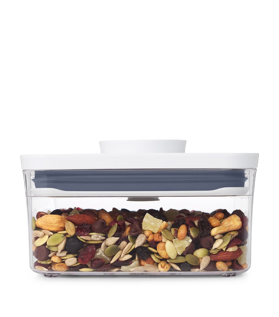 Mini Square POP Container (1L) CLEAR/WHITE Image 4