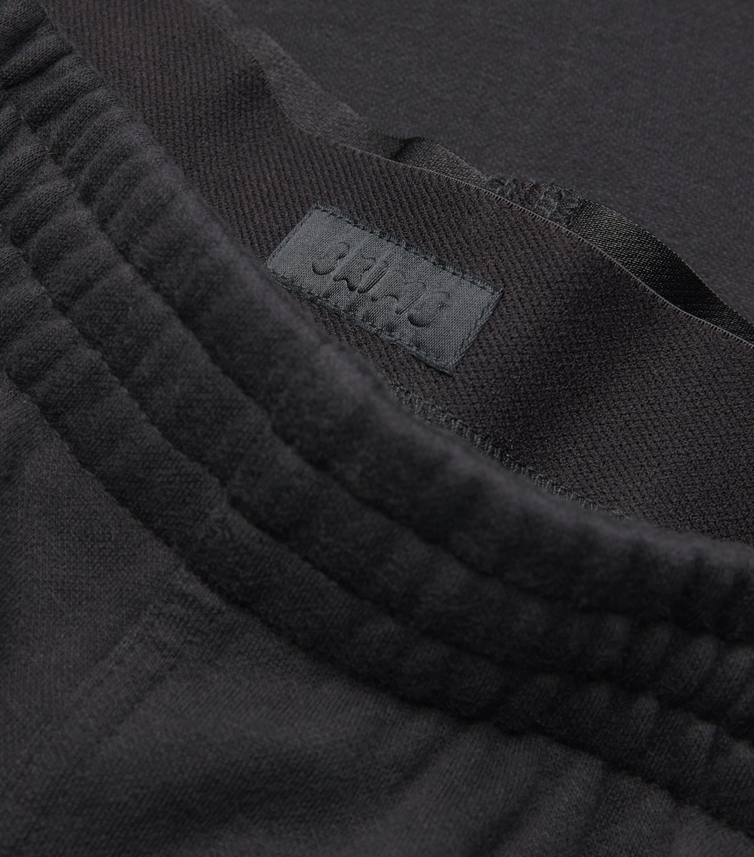 Cotton-Blend Double-Waistband Sweatpants ONYX Image 5