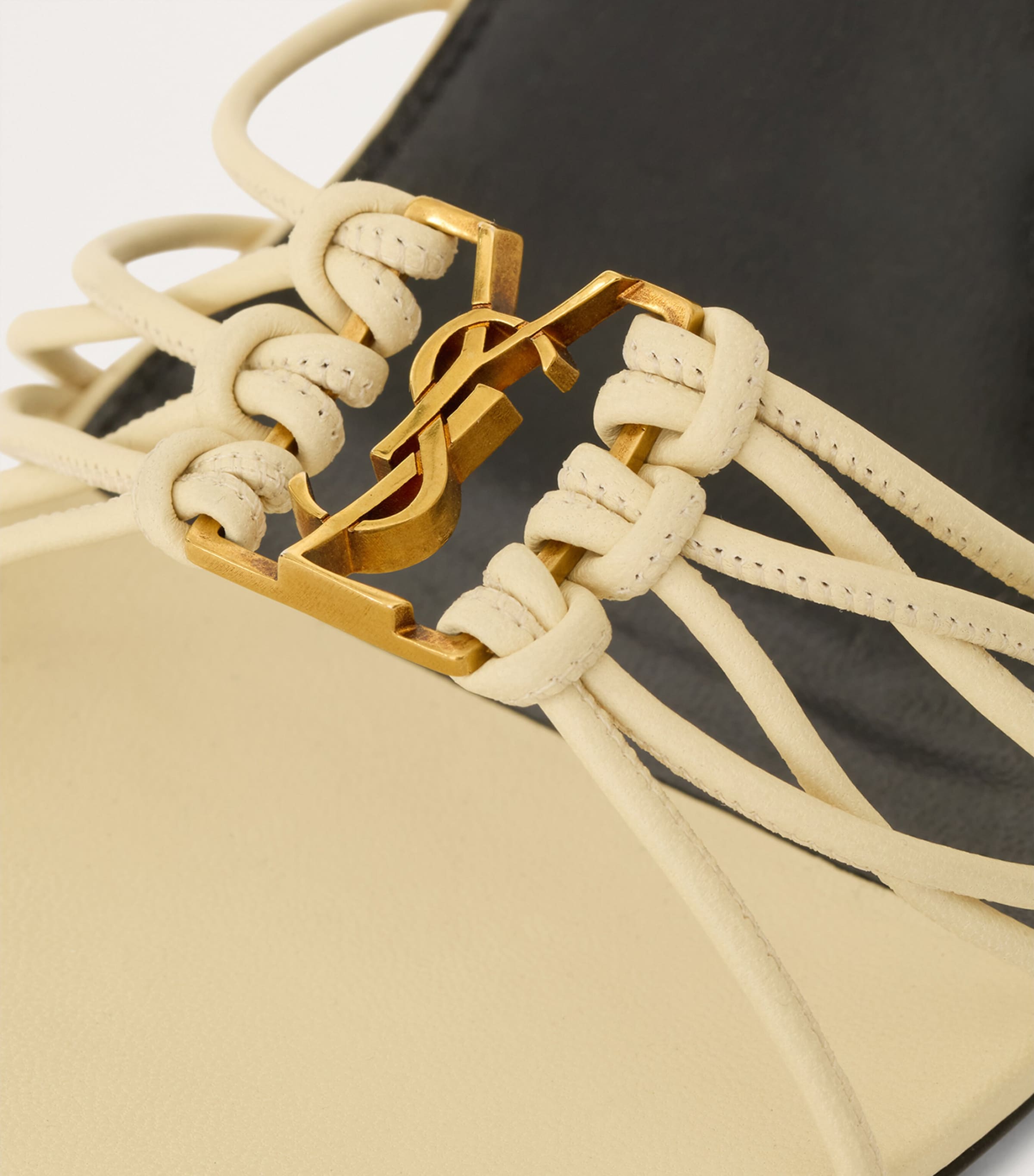 Saint Laurent Leather Babylone Sandals 90 | Harrods HK
