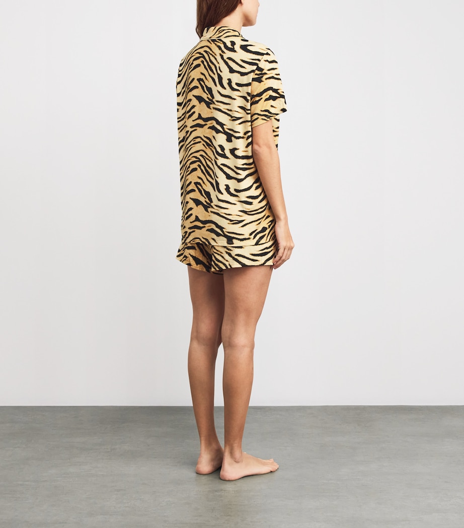 Stretch-Modal Tiger Pyjamas BRONZE TIGER PRINT Image 3