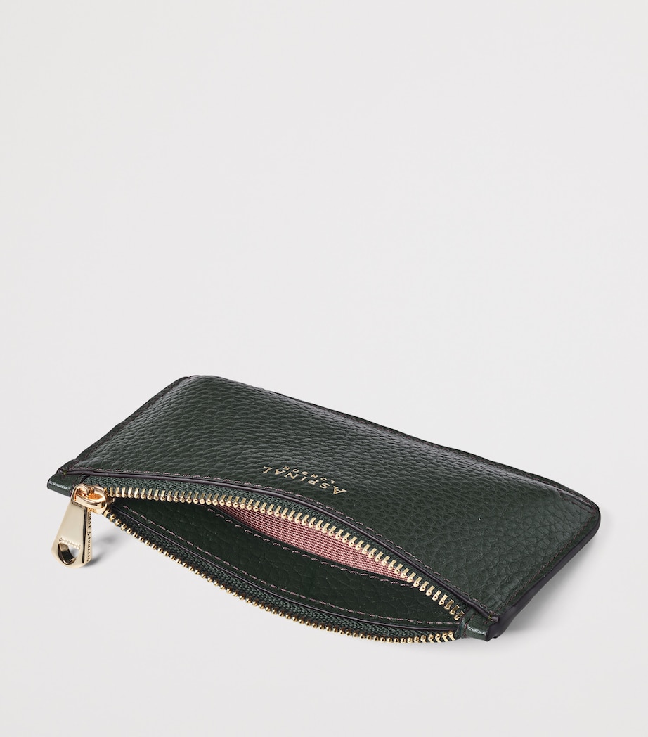 Leather Zipped Ella Card Holder ALPINE Image 3