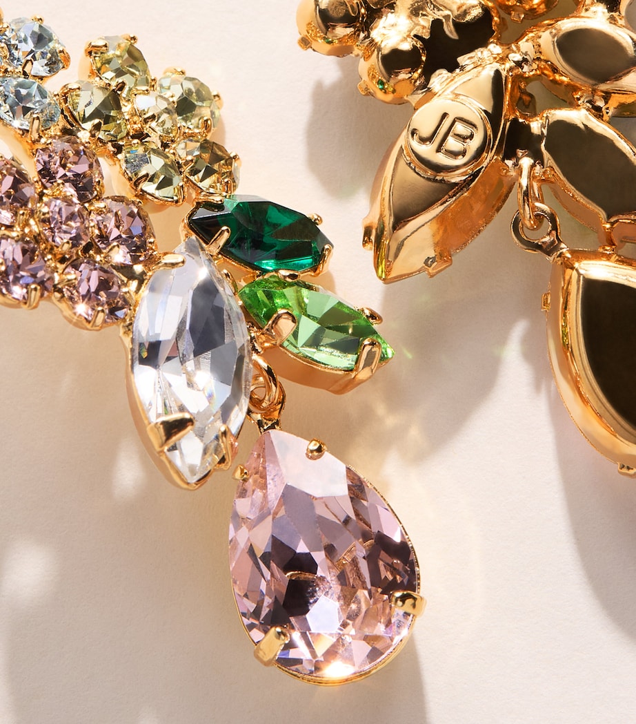 Jennifer Behr Yellow Gold-Plated Bouquet Drop Earrings Image 4